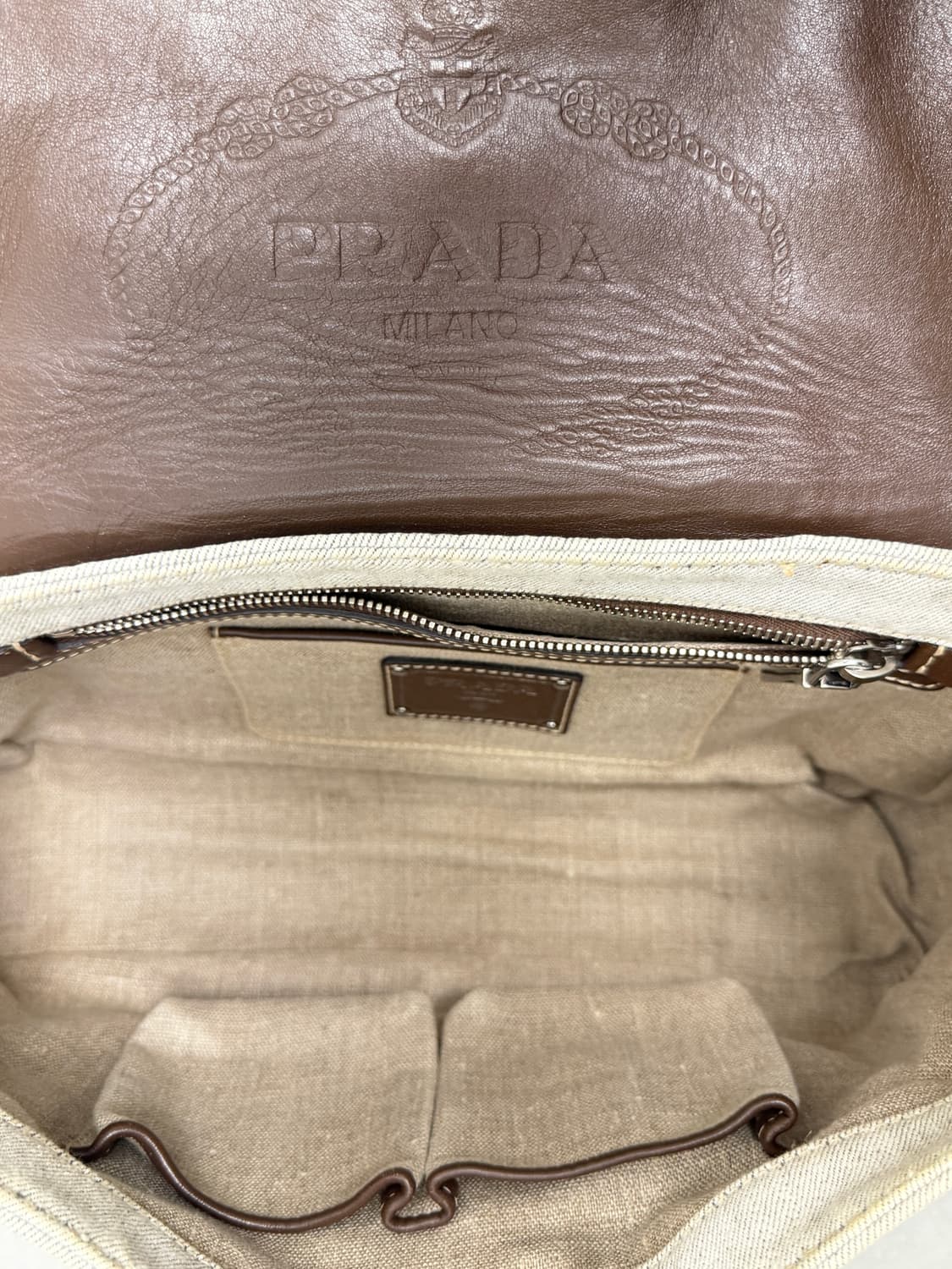 프라다 라이트 워시 데님 체인 숄더백 BR4659 상품이미지8