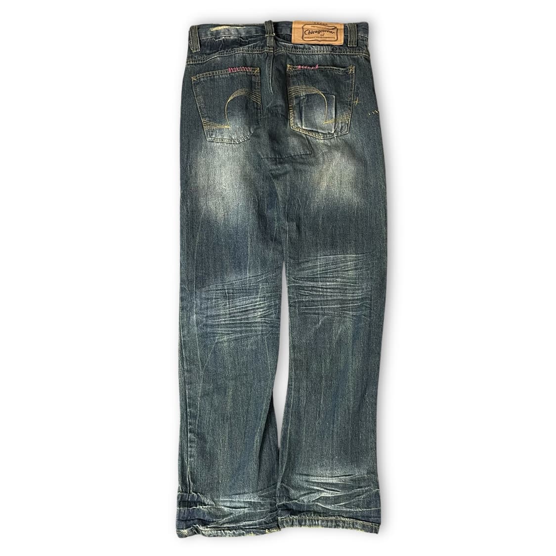 (30) JPN 컬러 스티치 포인트 데님 팬츠 상품이미지2