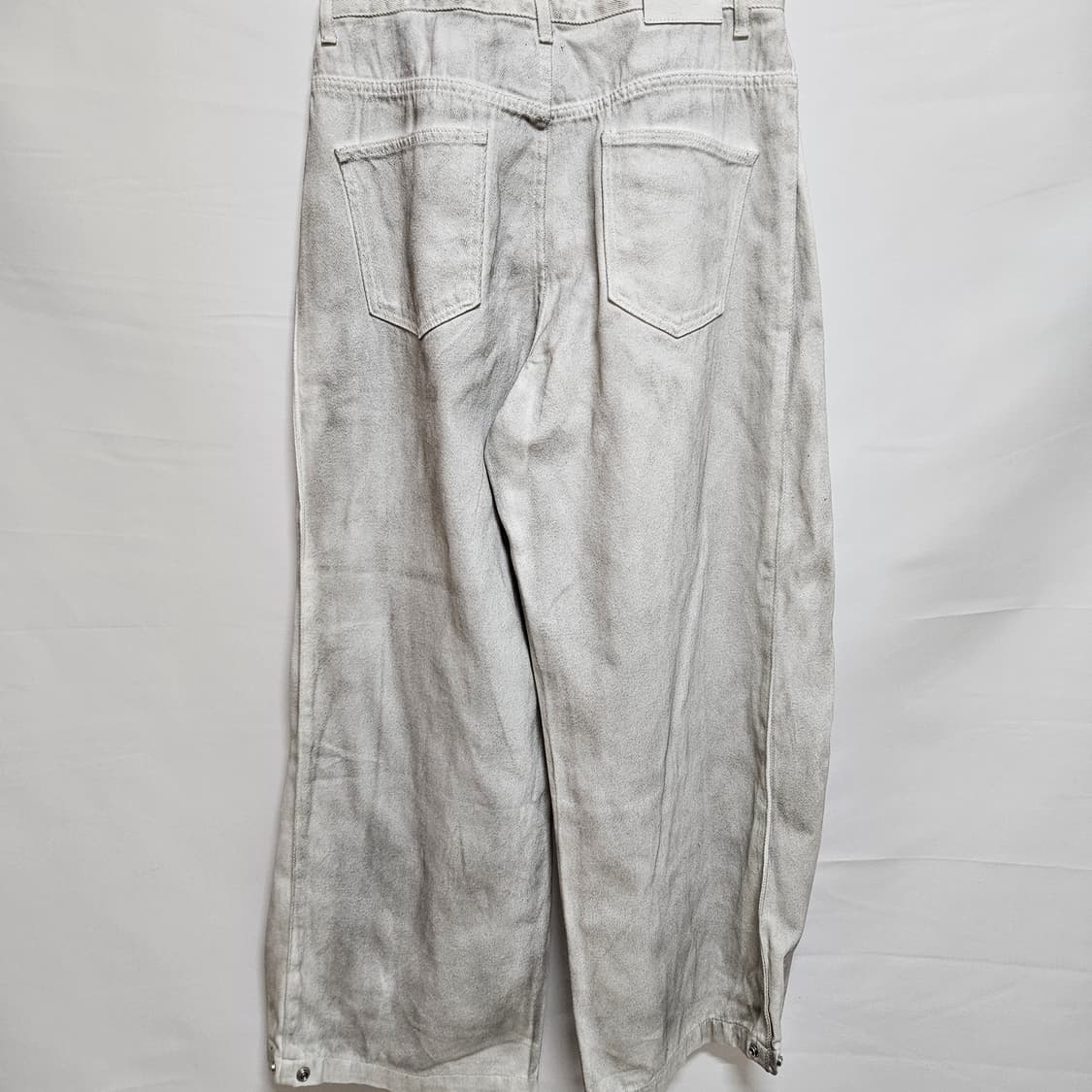 S DNSR 사이드 버튼 더티 화이트 데님팬츠 상품이미지7