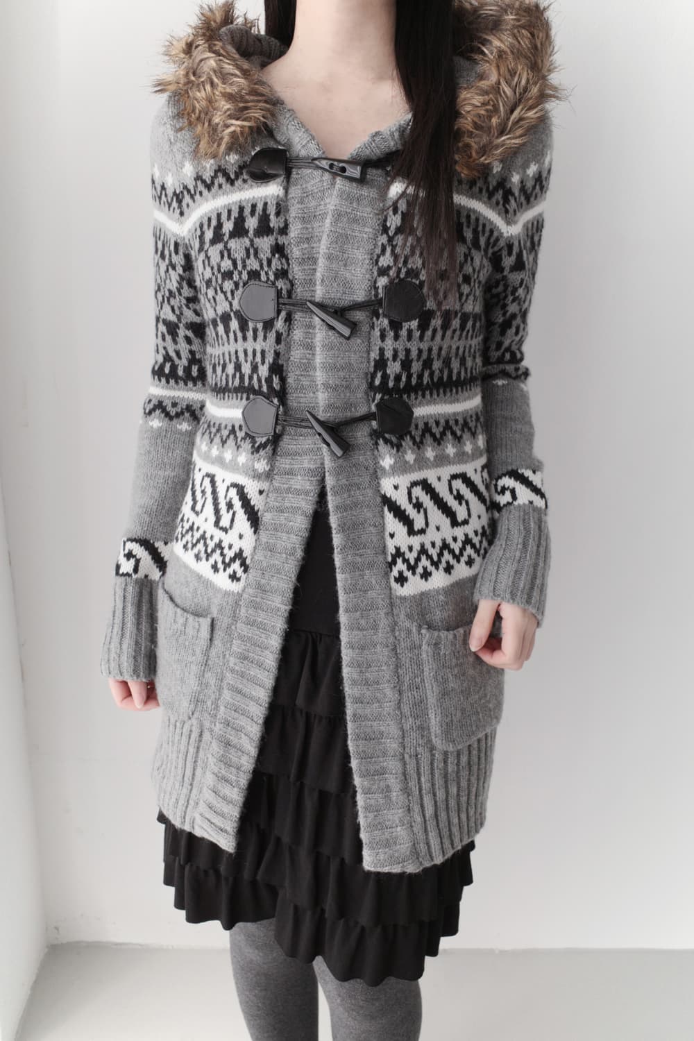 nordic duffle cardigun 상품이미지6