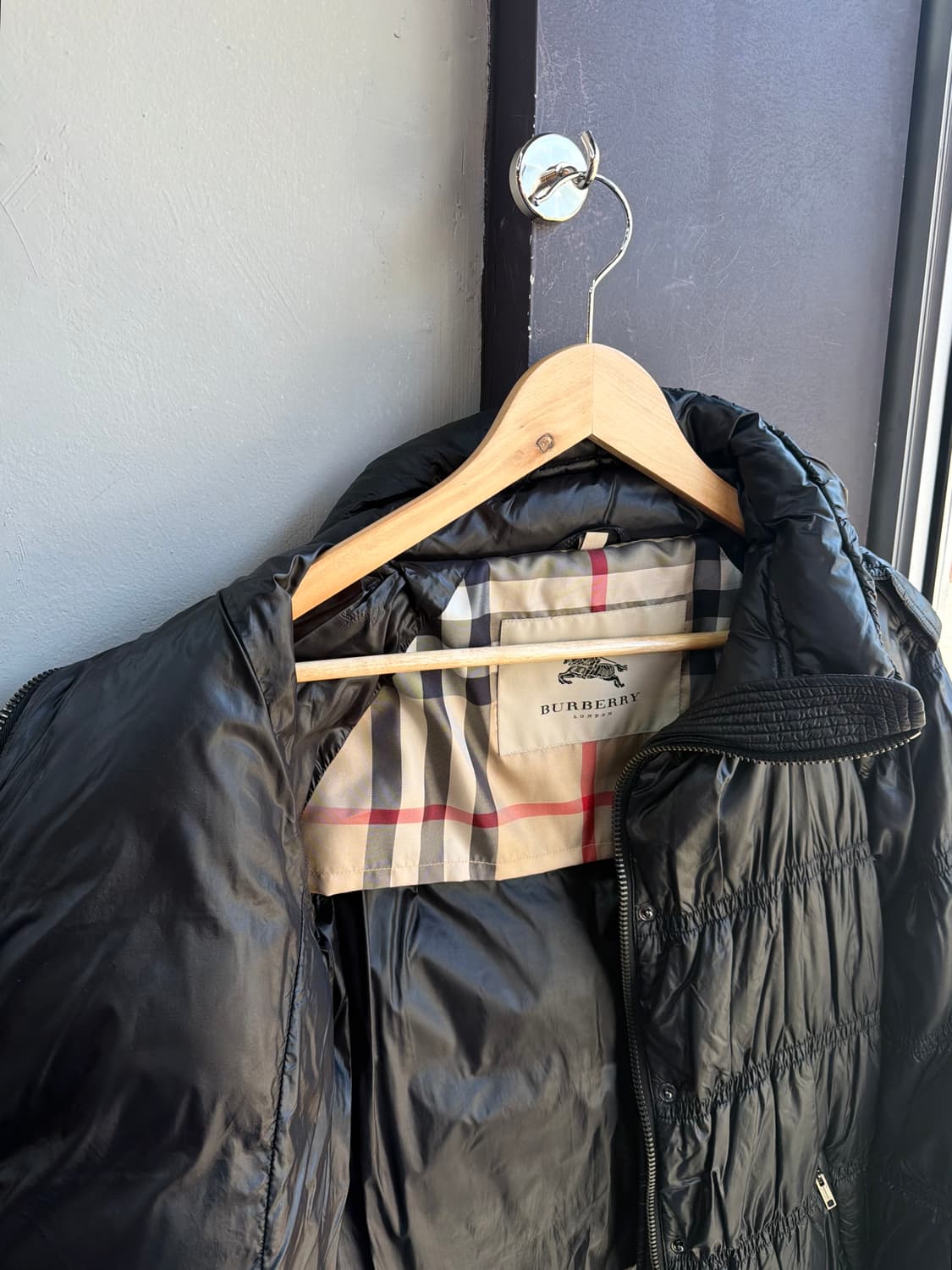 S/ 버버리 셔링 견장 구스다운 패딩점퍼 상품이미지6