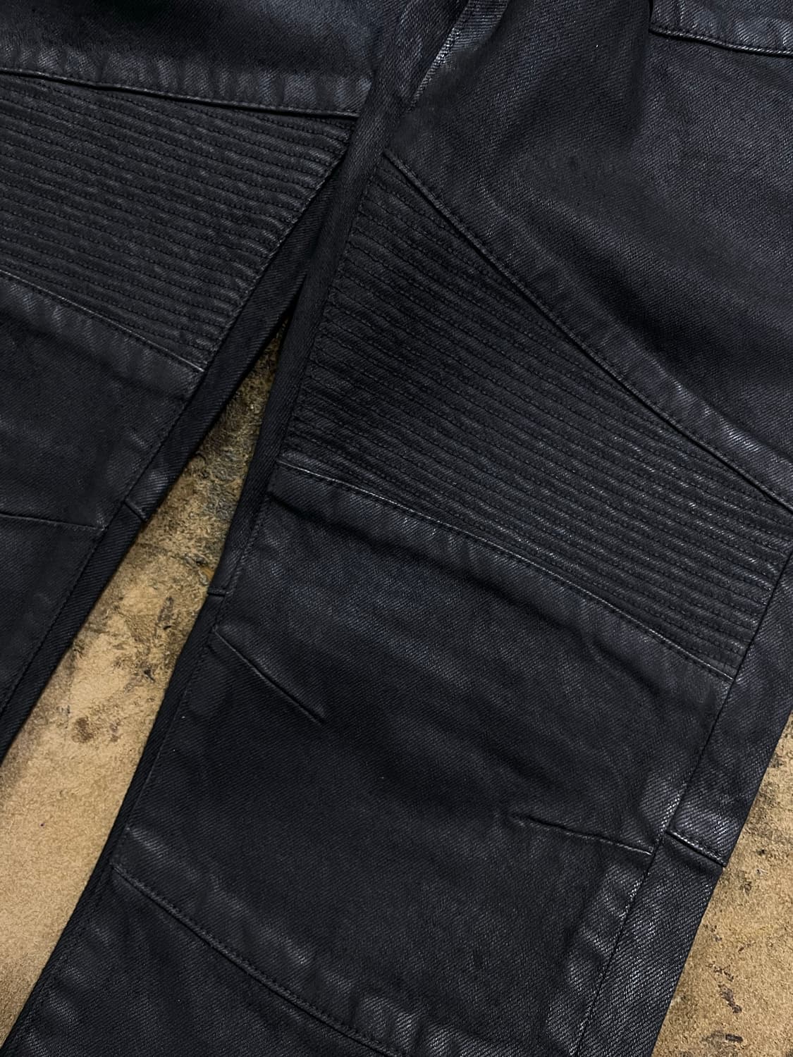 폴로랄프로렌/블랙 모토 오일왁싱팬츠 상품이미지5