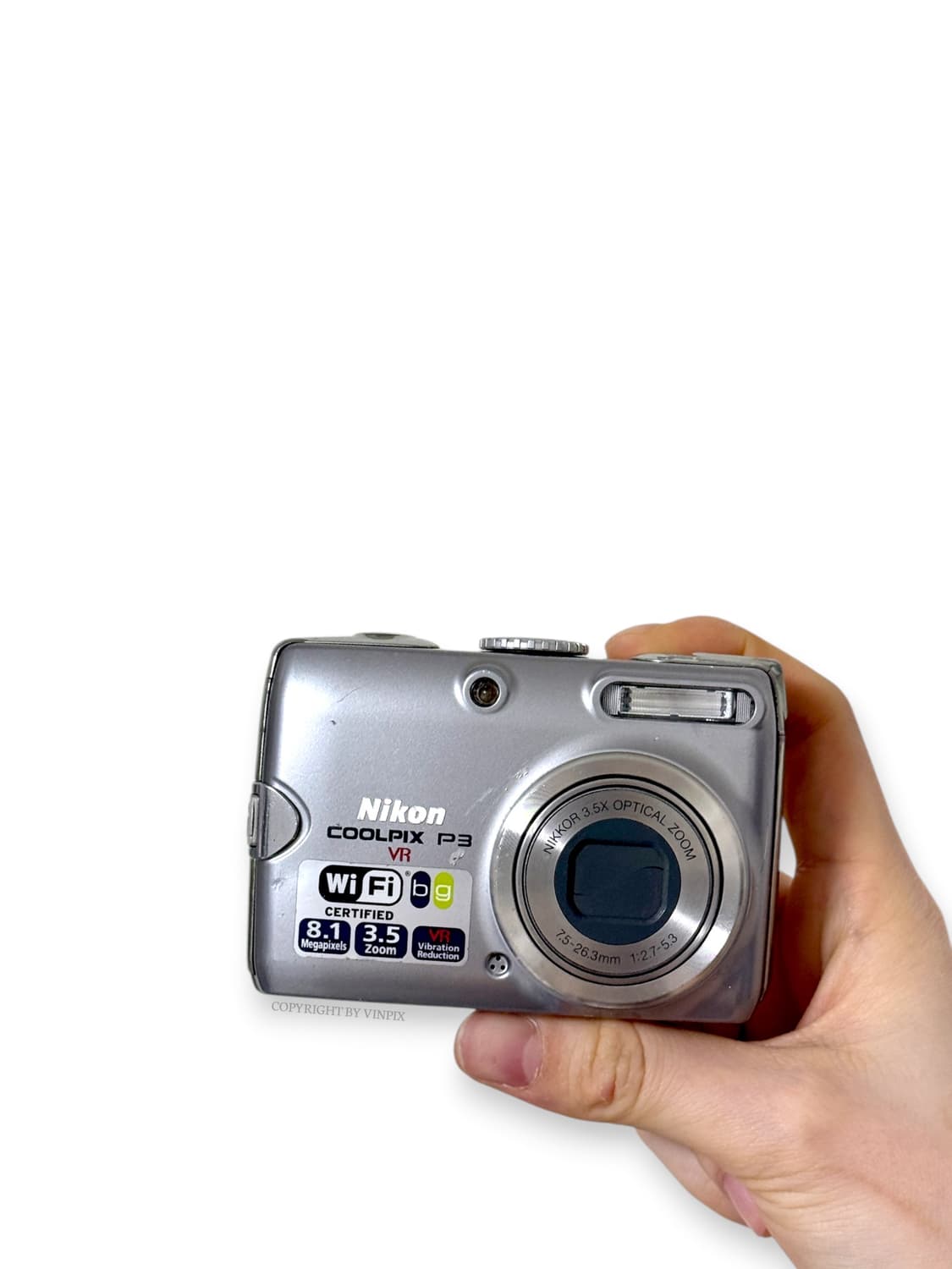니콘 쿨픽스 P3(coolpix p3) 빈티지 디지털 카메라 디카 상품이미지10