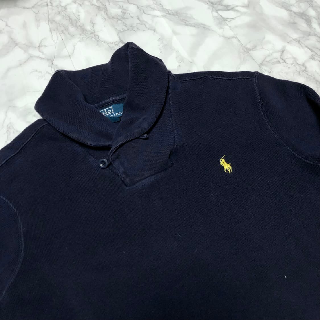 폴로 랄프로렌 니트 숄더넥 네이비 상품이미지2