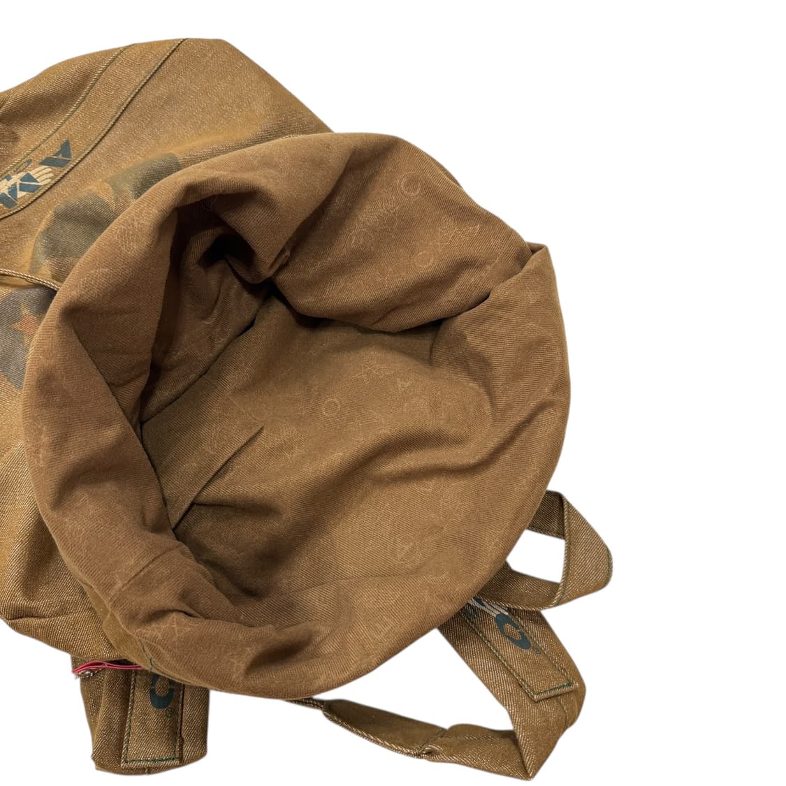 AMECO 아메코 USA 드로우 스트링 백팩 가방 브라운 상품이미지4