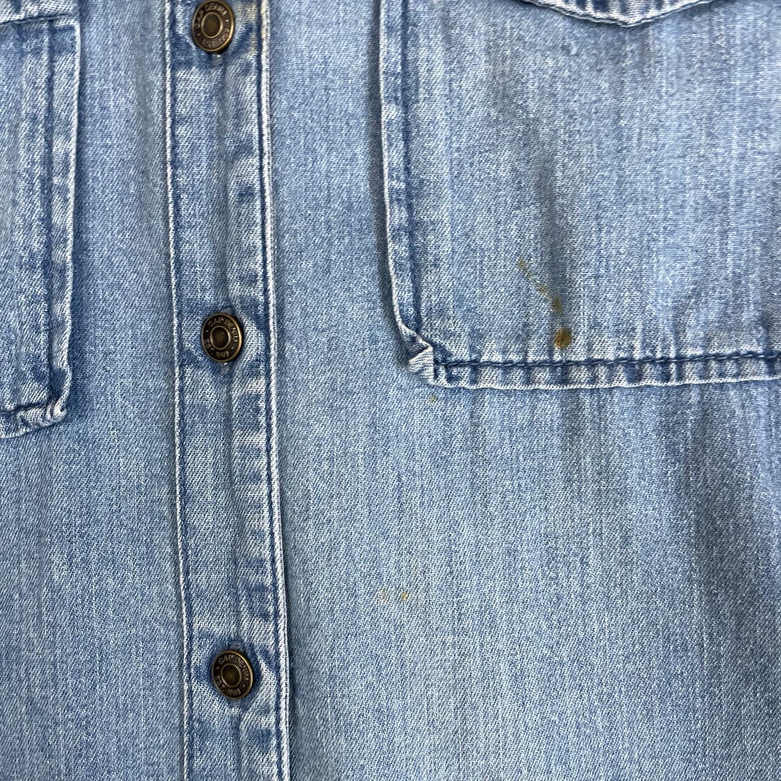 Gap 갭 웨스턴 투포켓 데님 긴팔 셔츠 S 상품이미지4