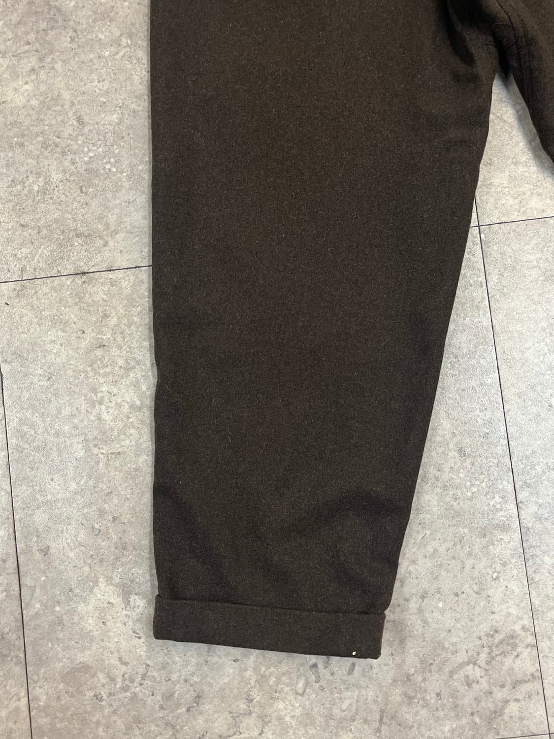 그라미치 울 팬츠 브라운 XL #csz3401 상품이미지9