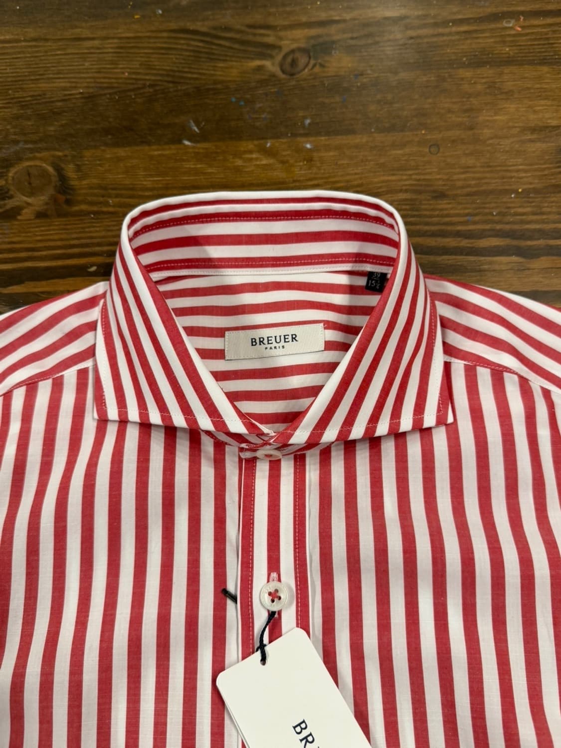 브루이어 런던스트라이프 셔츠 남성100 상품이미지6