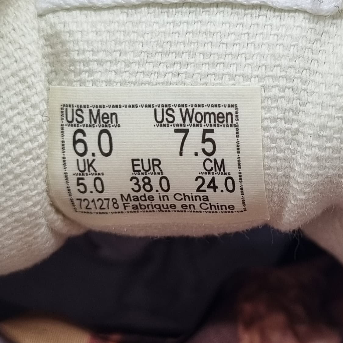 반스 미드스쿨 37 여성미드240 상품이미지6