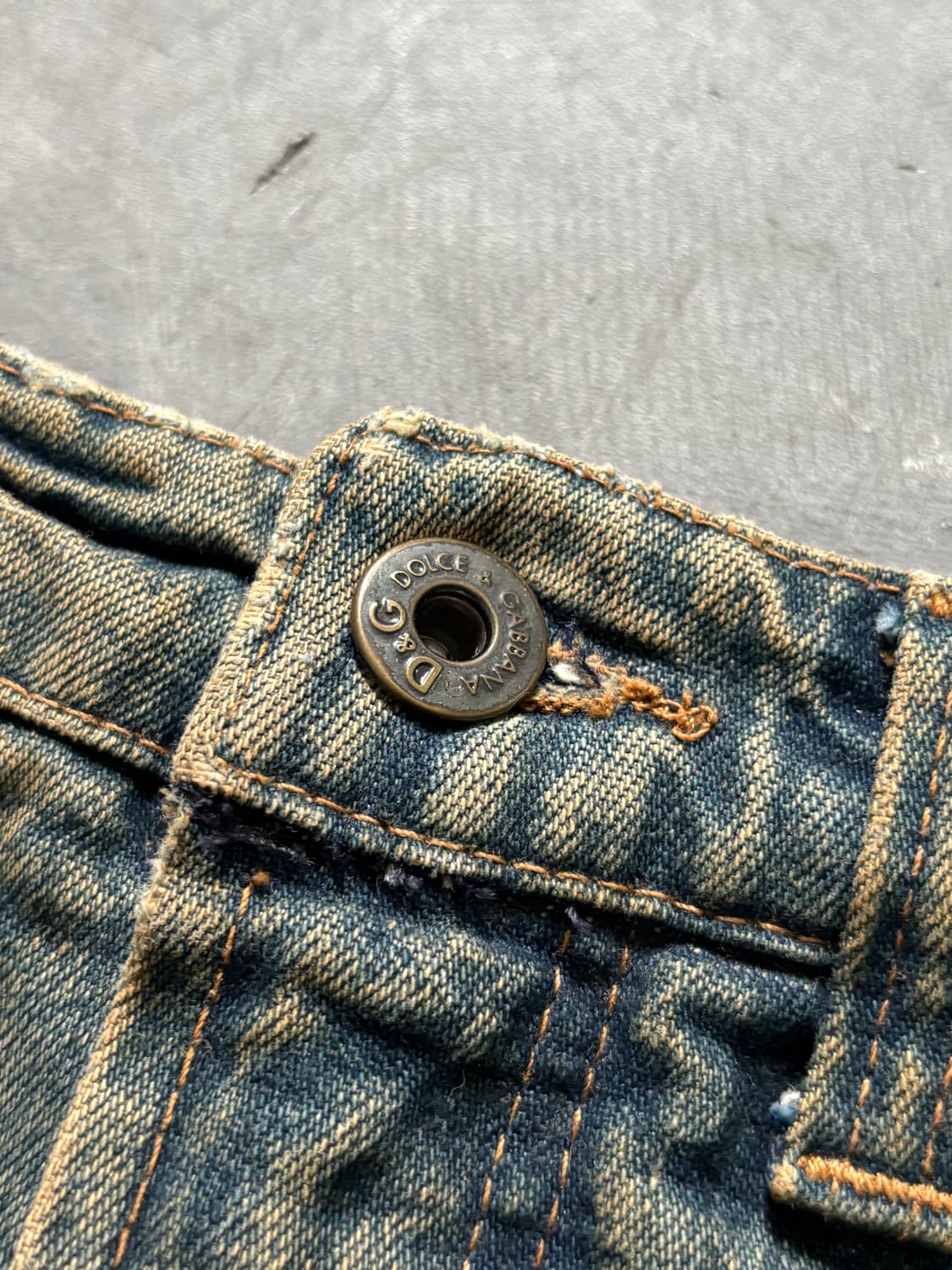 Dolce & Gabbana 돌체앤가바나 빈티지 데님 미디 스커트 상품이미지5