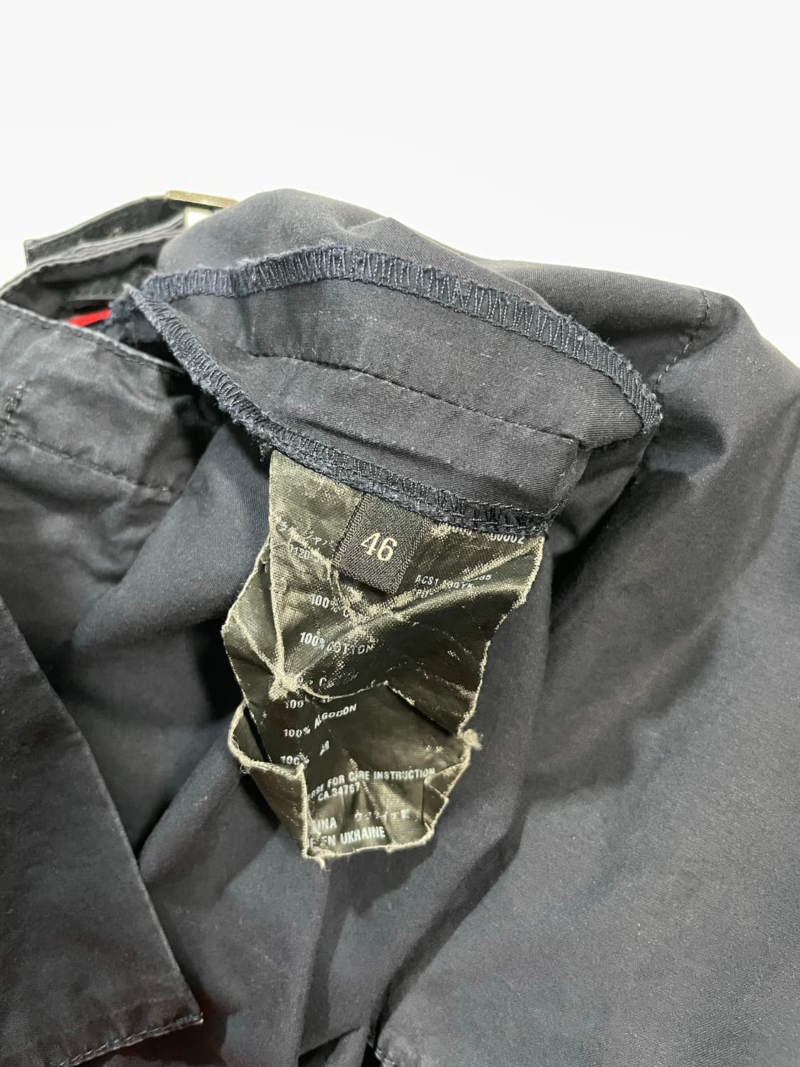 프라다스포츠 07ss 네이비 코튼 팬츠 상품이미지8