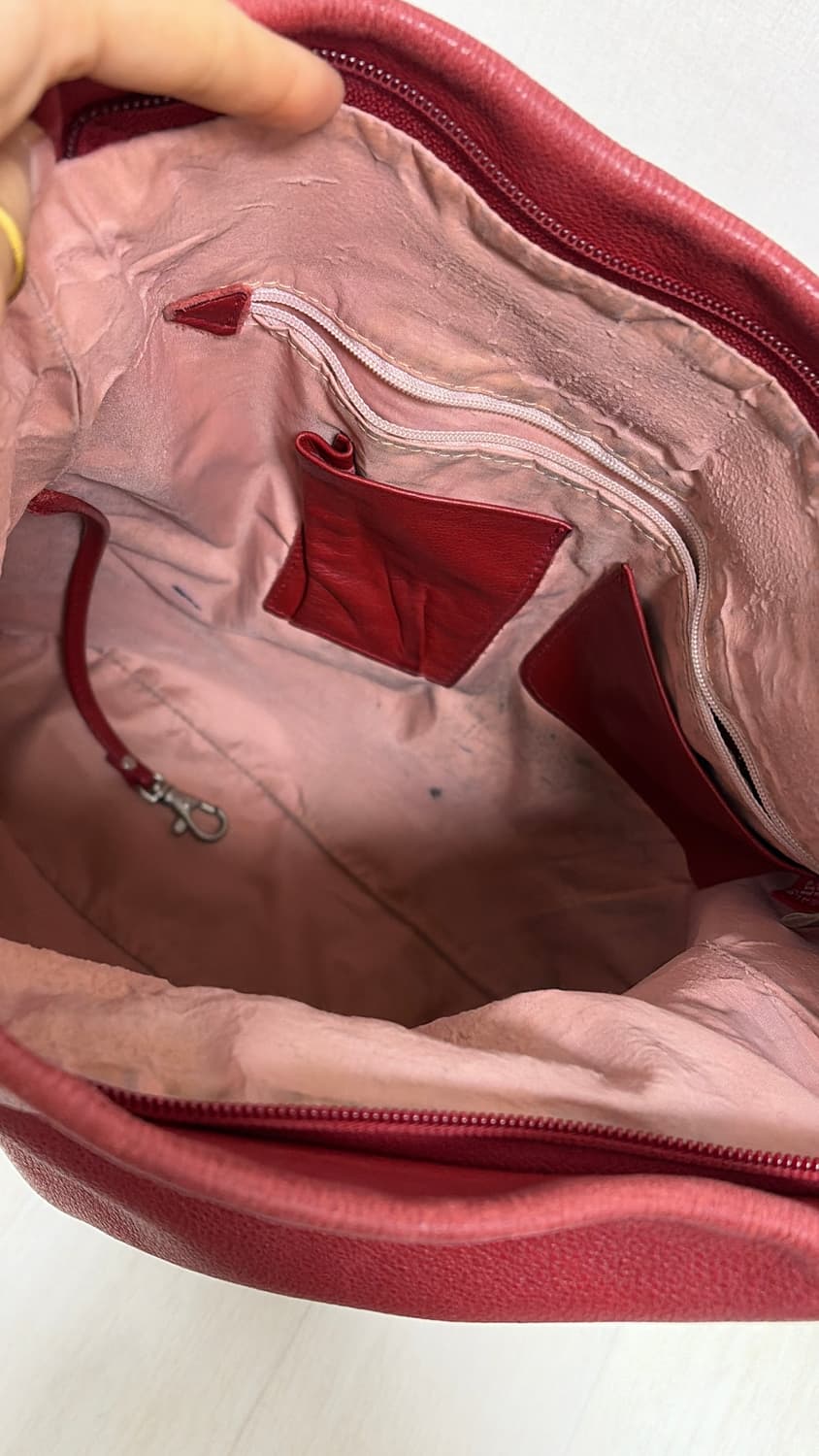 일본브랜드 소가죽 크로스백  상품이미지5