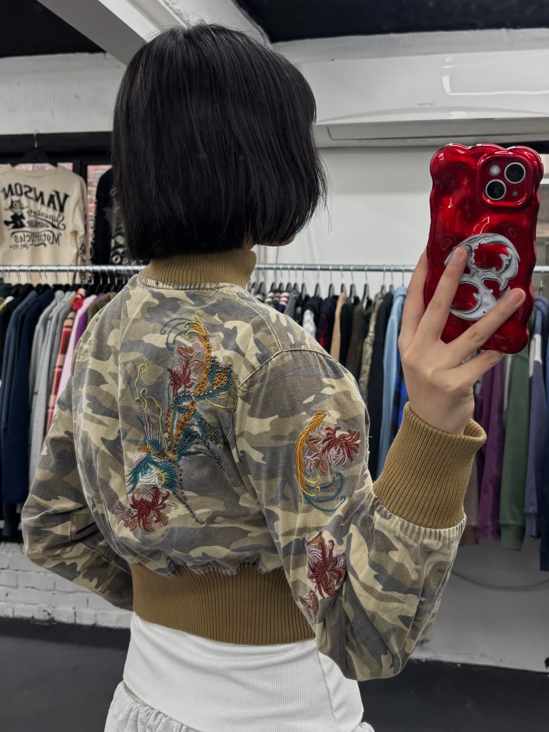 본더치 오리엔탈 카모 크롭자켓 상품이미지5