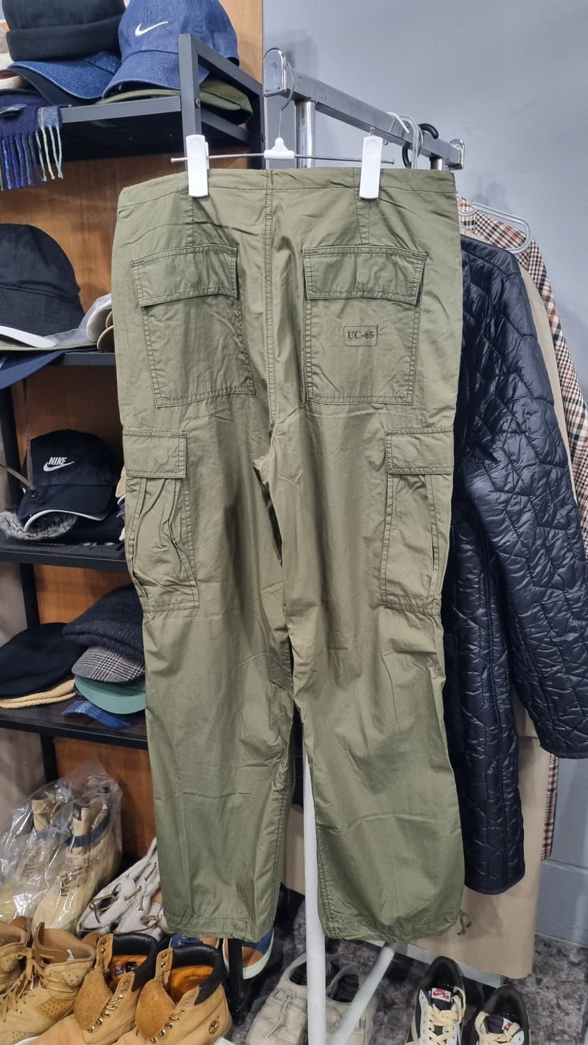 BENETTON(베네통) 유니섹스 30~31 카키색 카고 끈조임팬츠 상품이미지2