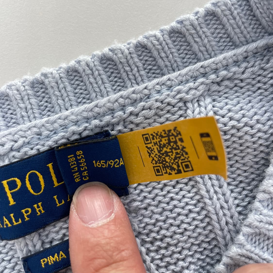 폴로 랄프로렌 케이블 반팔 니트 상품이미지5