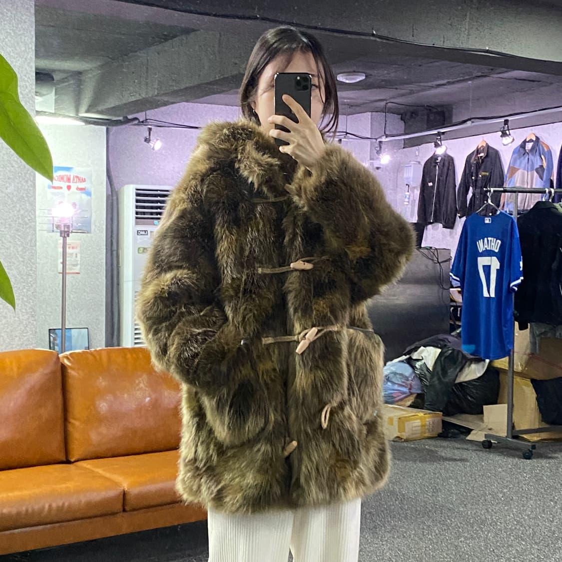 라퍼지스토어 후디 퍼 코트자켓 B3155 상품이미지1