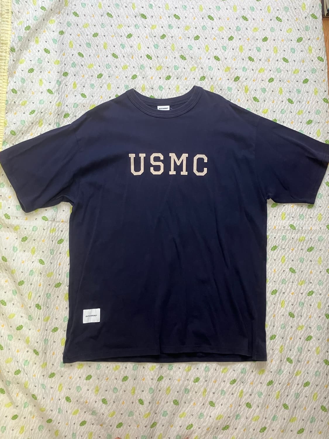 아웃스탠딩 - 밀 시리즈 티셔츠 usmc (네이비) 상품이미지1