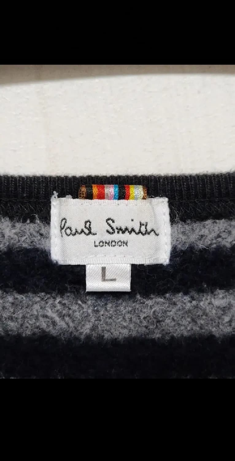 (M) 폴스미스 니트조끼 블랙 브이넥 베스트 일본판  상품이미지3