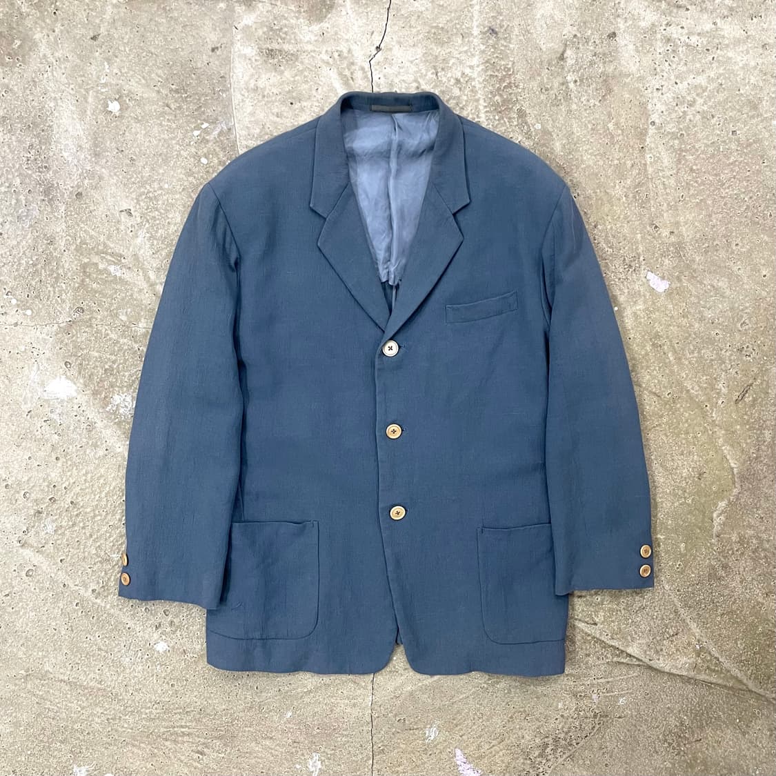 요지 야마모토 린넨 3B 자켓 M (실측 XL) 상품이미지1