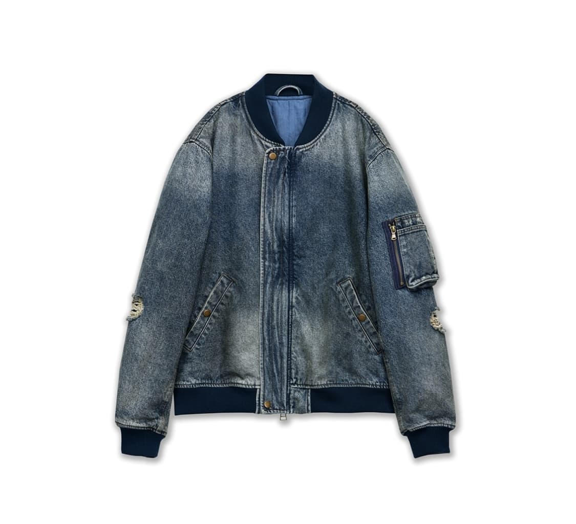 주앙옴므 데님 항공점퍼 상품이미지1