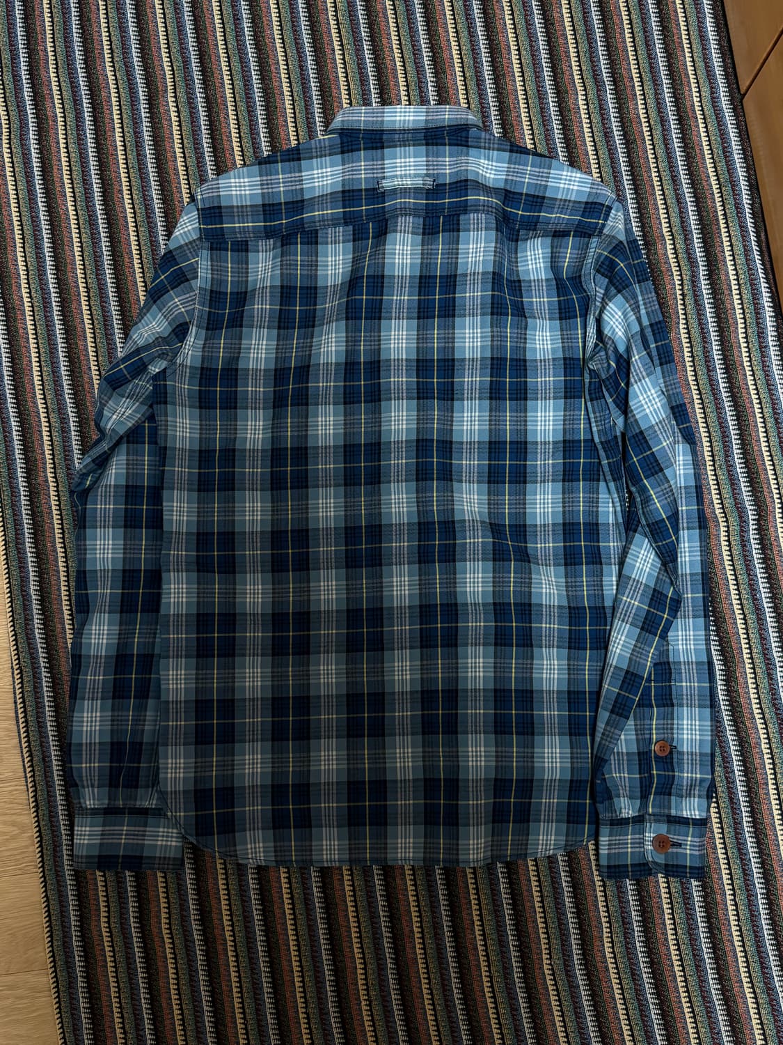 꼼데가르송 옴므 체크셔츠 L 상품이미지3