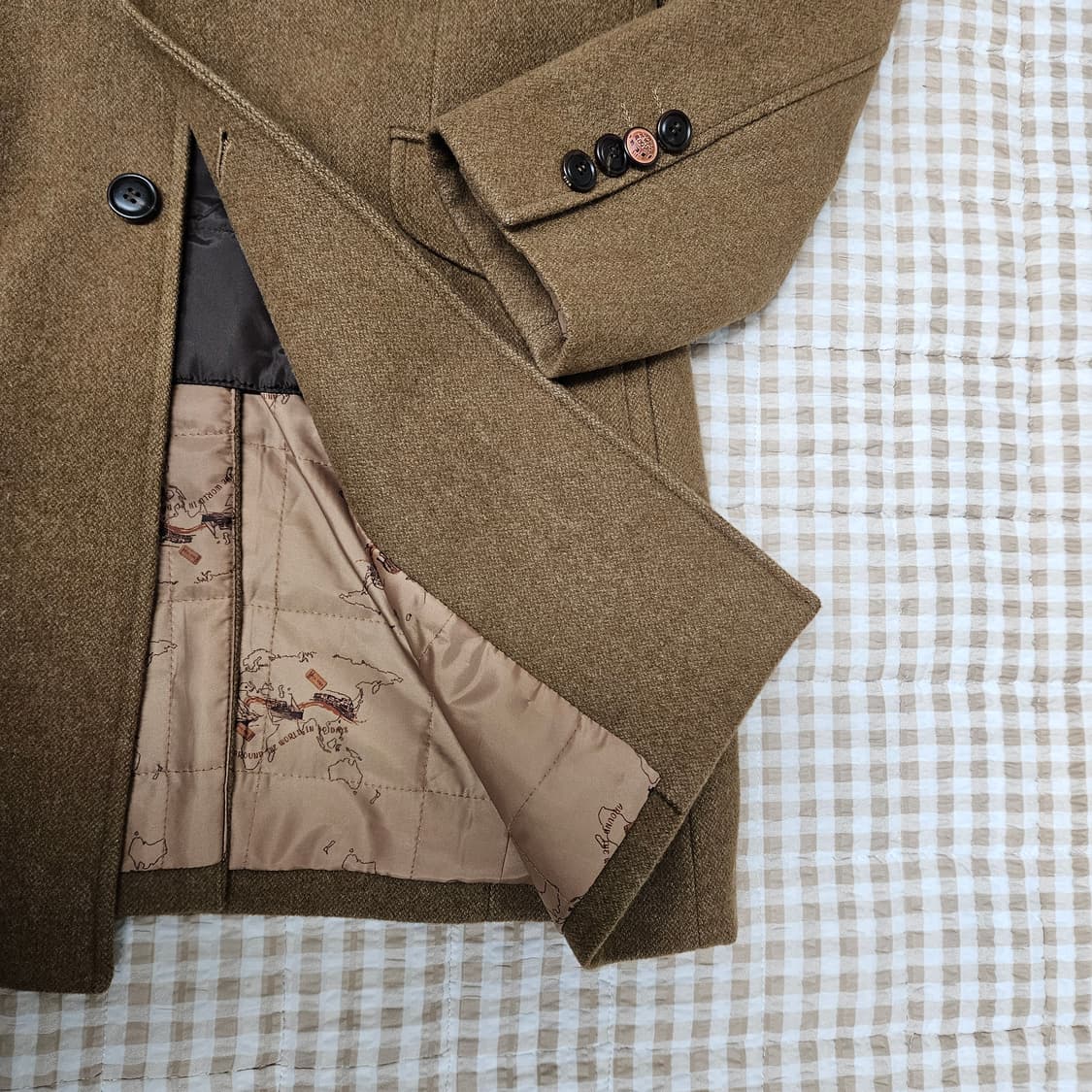 지이크 울100 코트 자켓 남자100 상품이미지4