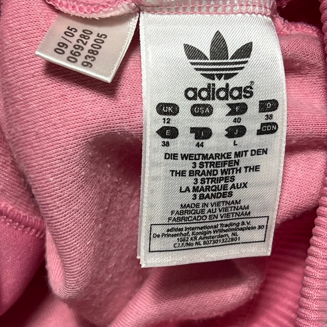40 아디다스 여성용 핑크 후드집업 상품이미지4