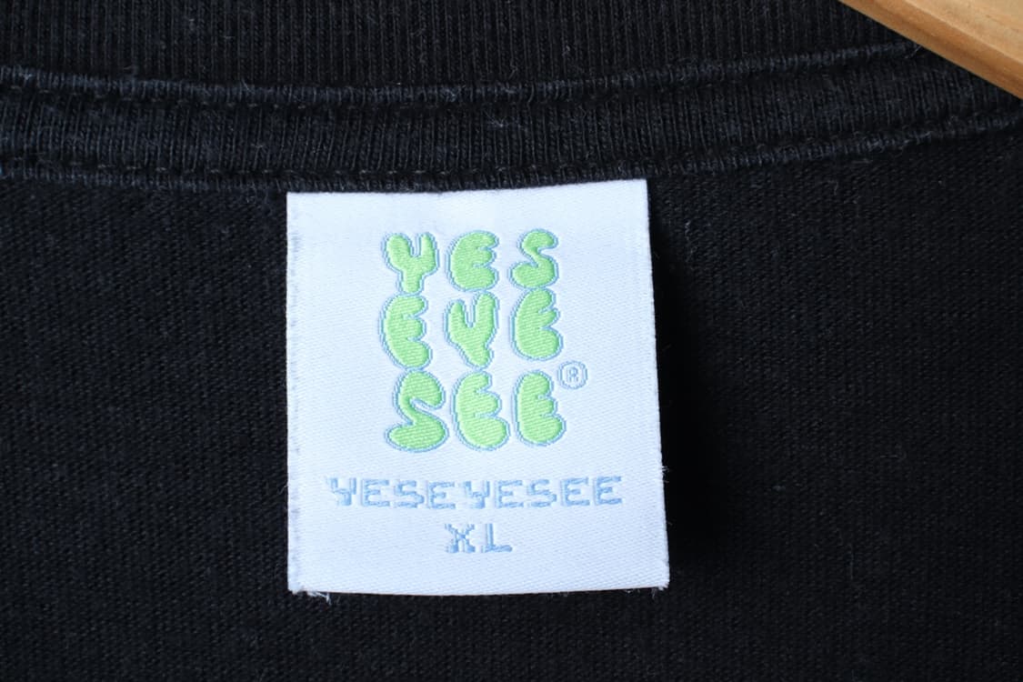 (XL-2XL) 예스아이씨 반팔 티셔츠 빅로고 블랙 올드스쿨-7B47 상품이미지7