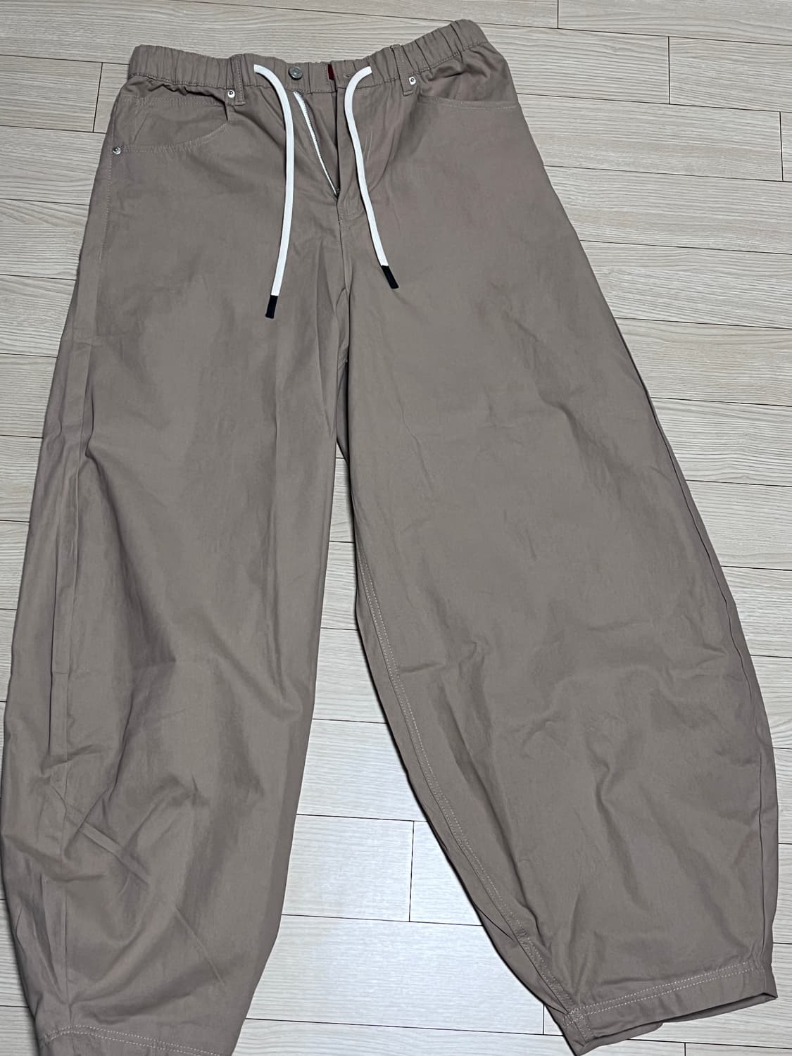 베이지 코튼팬츠 상품이미지4