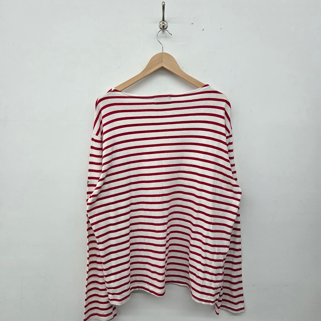 세인트제임스 빨강 스트라이프 긴팔 티셔츠 남L 상품이미지6