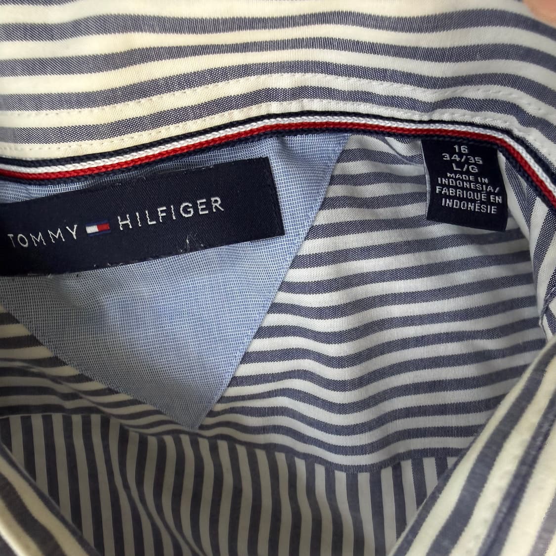 L 타미힐피거 스트라이프 셔츠 0323T 상품이미지3