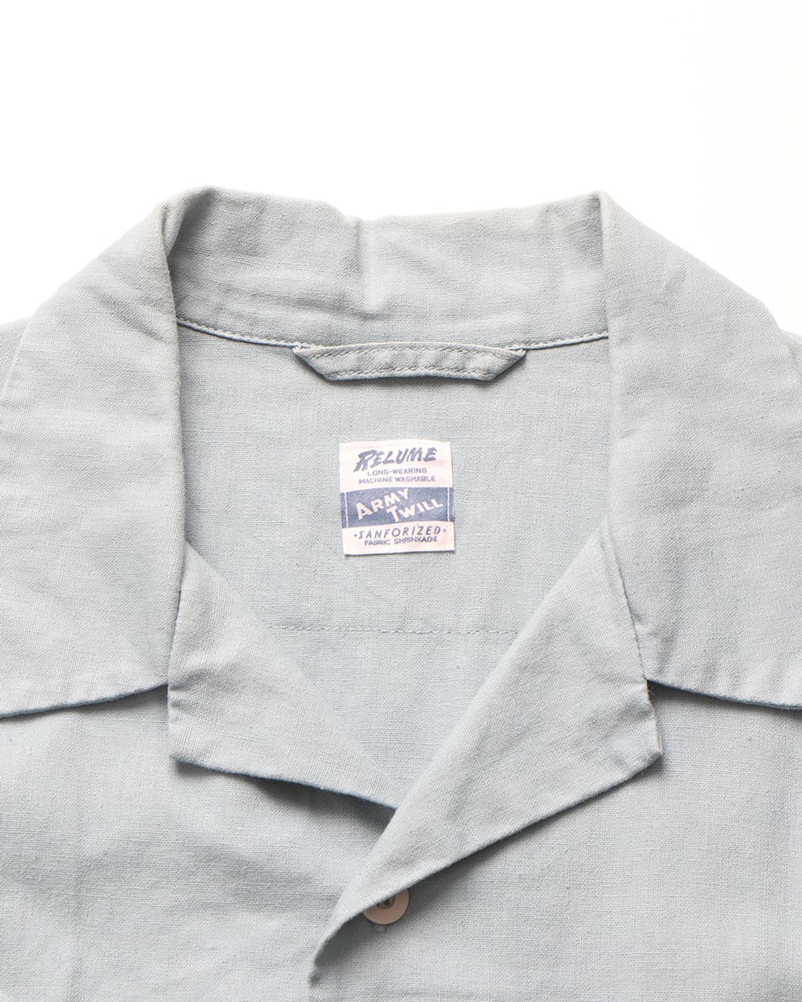 ARMY TWILL Open Collar Shirt 상품이미지6
