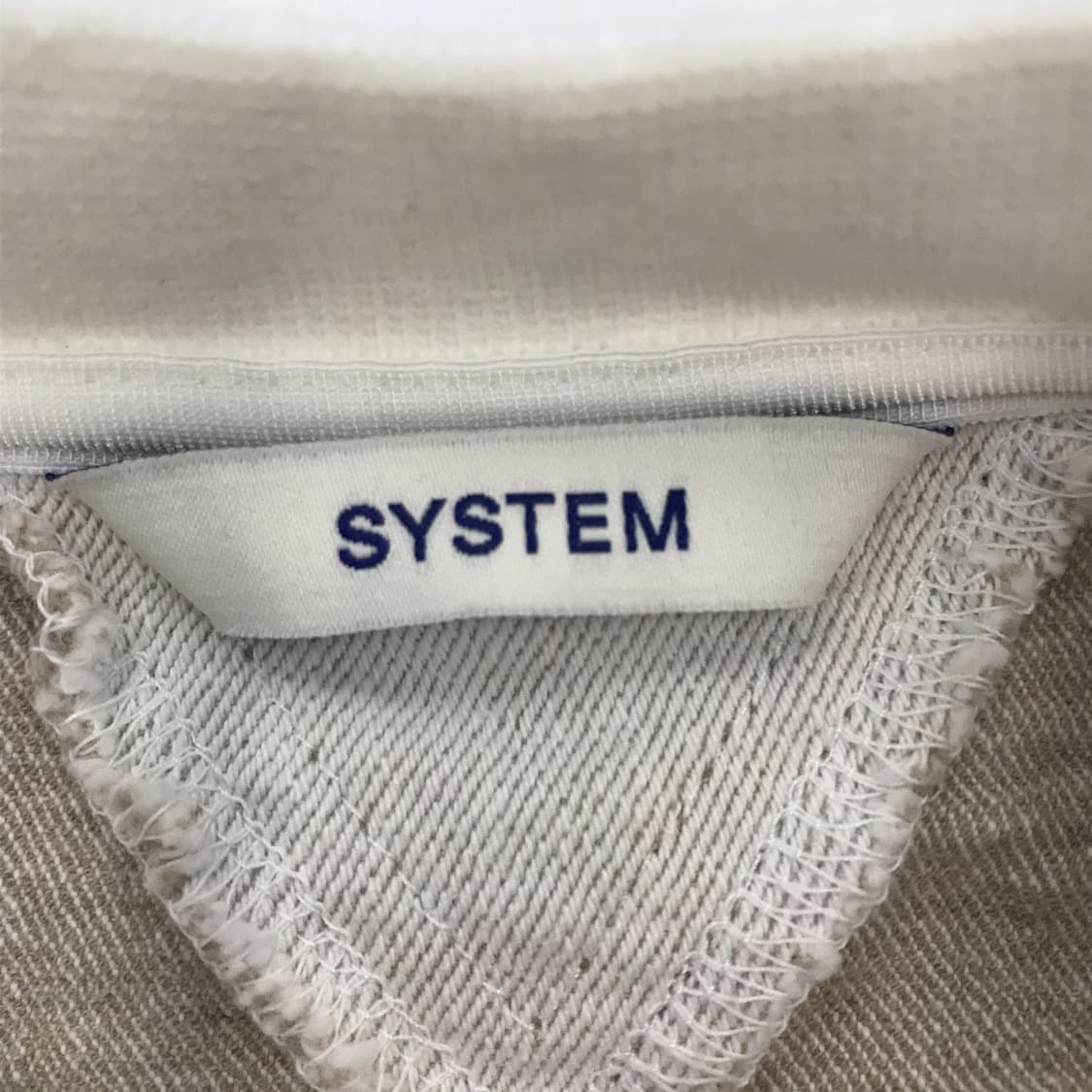 시스템옴므 23SS 배색 맨투맨 [95] 상품이미지5