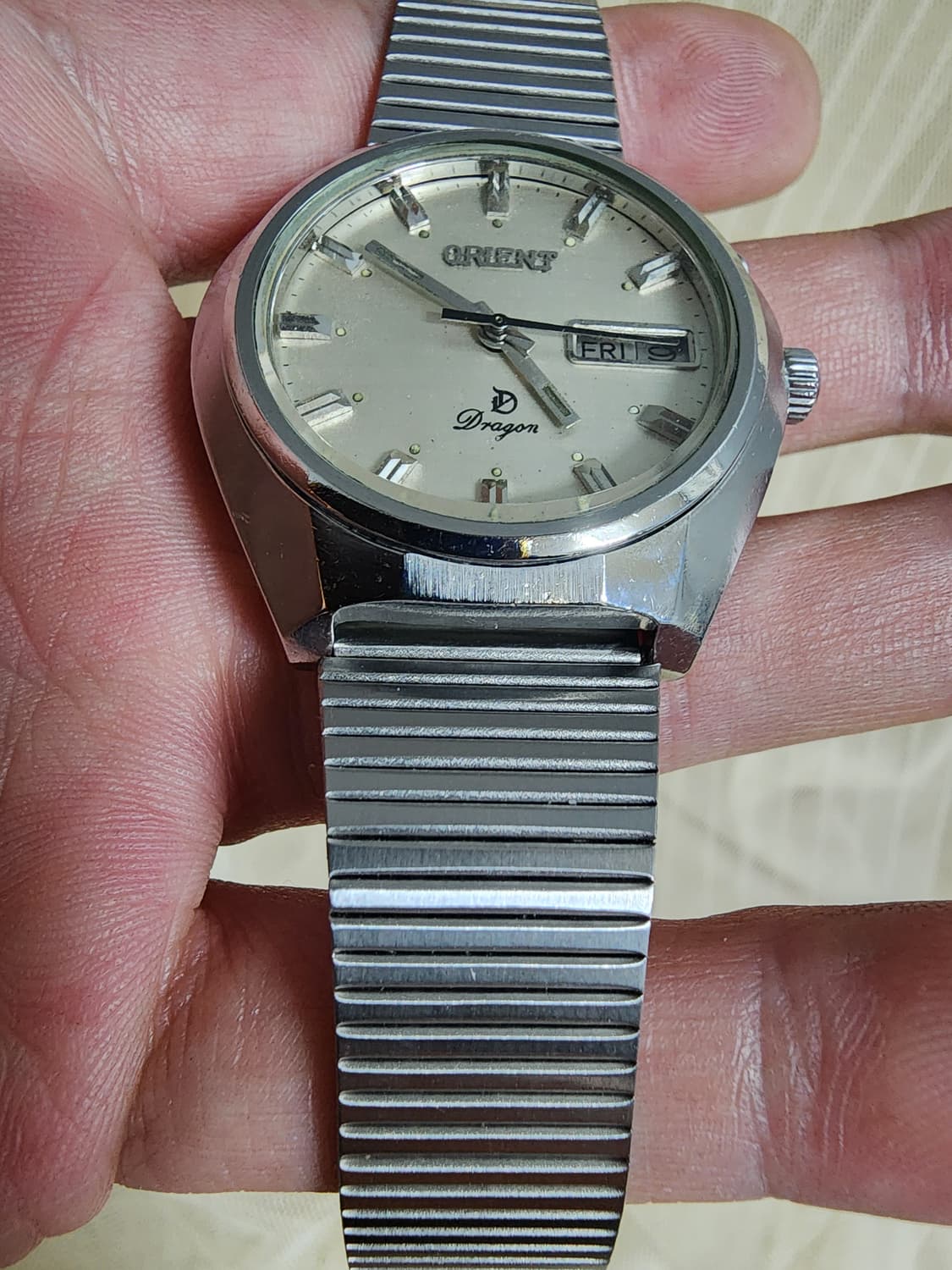 빈티지 오리엔트 드래곤 기계식 수동 시계 상품이미지9