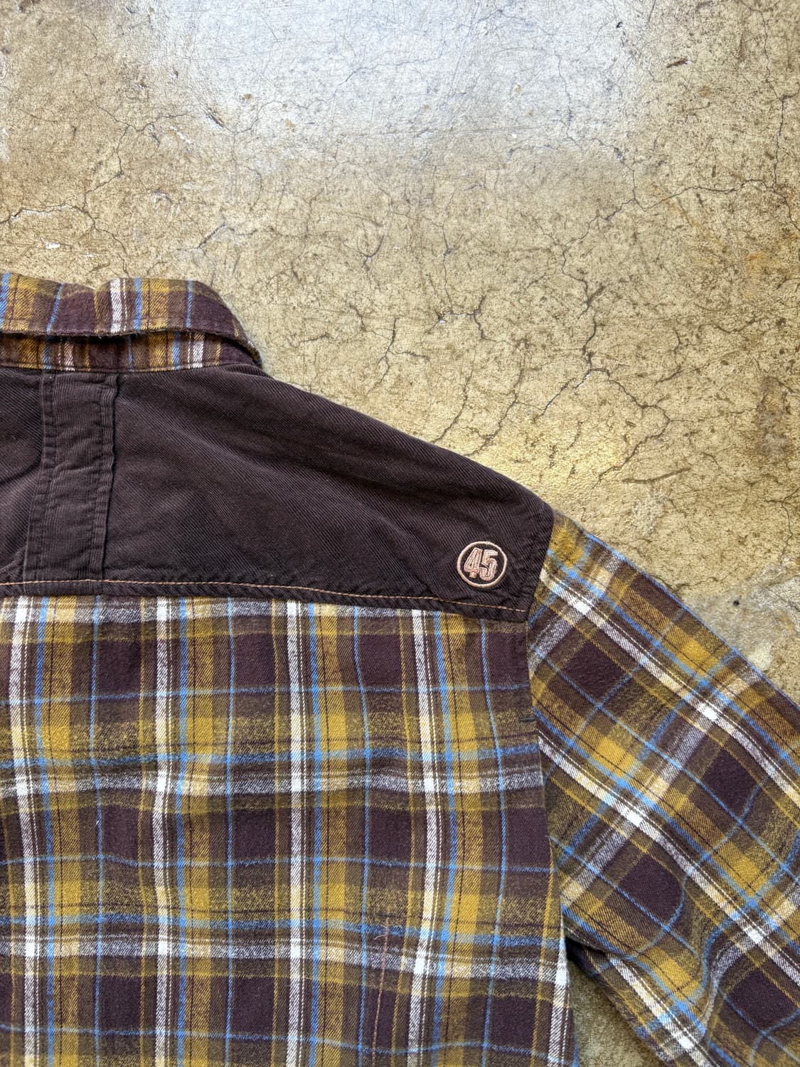 코듀로이 웨스턴 체크 플란넬 셔츠 상품이미지5