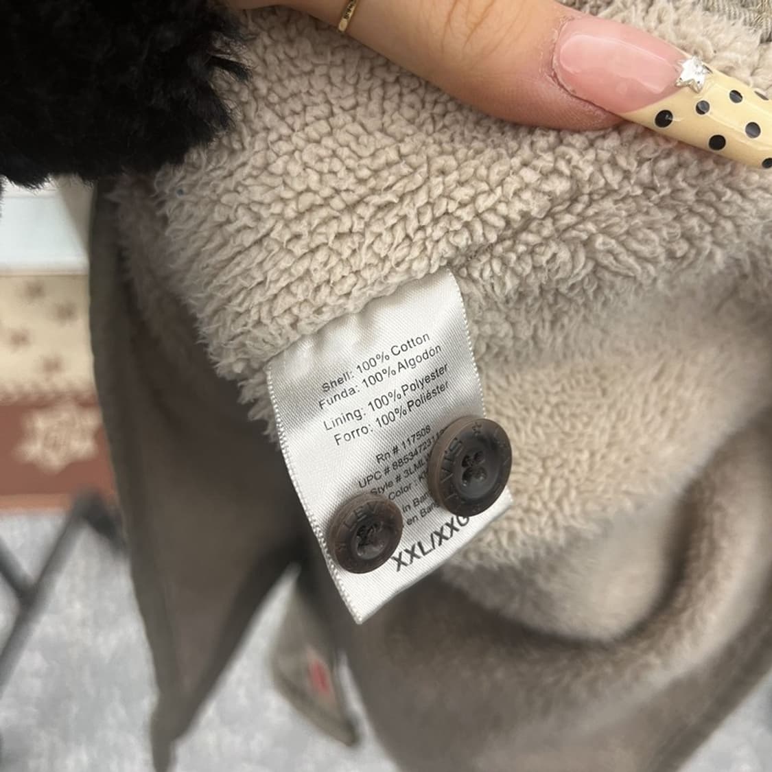 리바이스 빈티지 컨트리 트러커 양털 쉐르파 셔츠 XXL C09771 상품이미지6