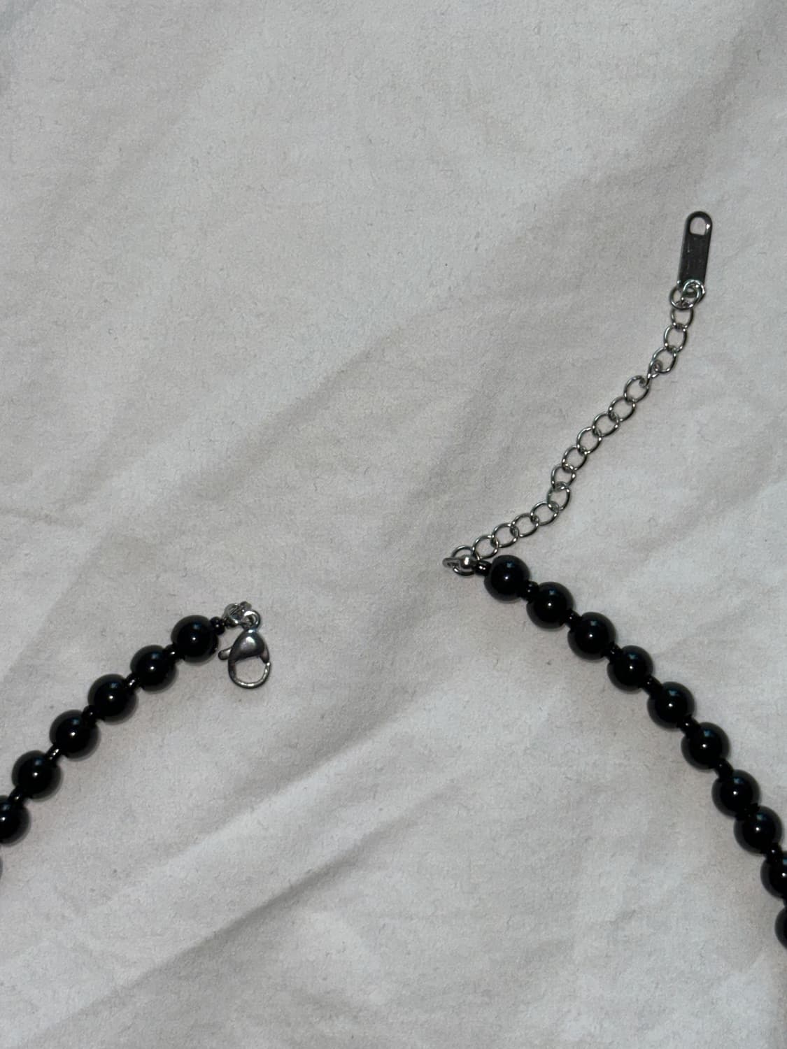 Black beaded necklace  상품이미지4