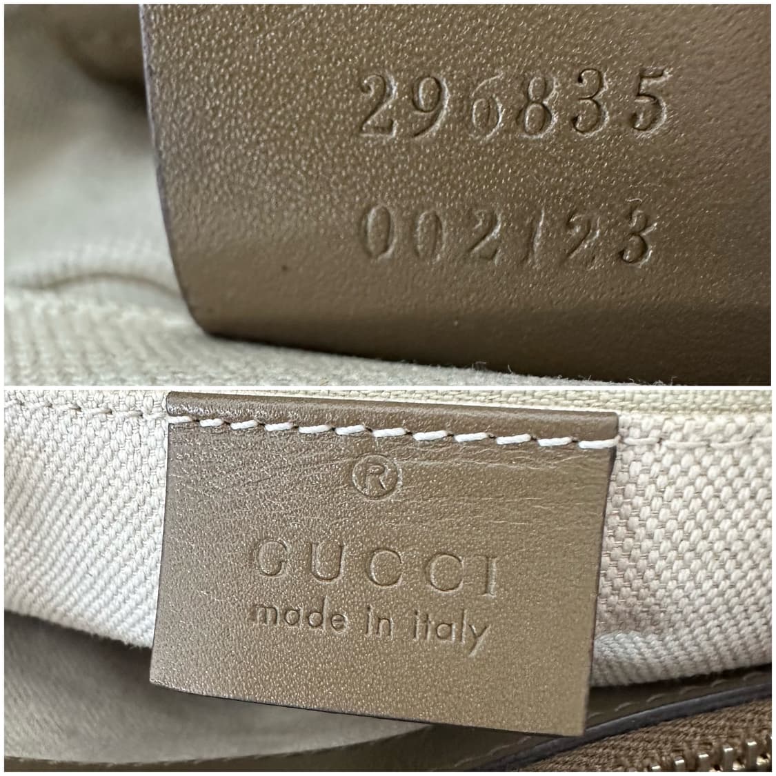 구찌 GUCCI 쟈가드 캔버스 레더 토트백 가방 (정품) 상품이미지10