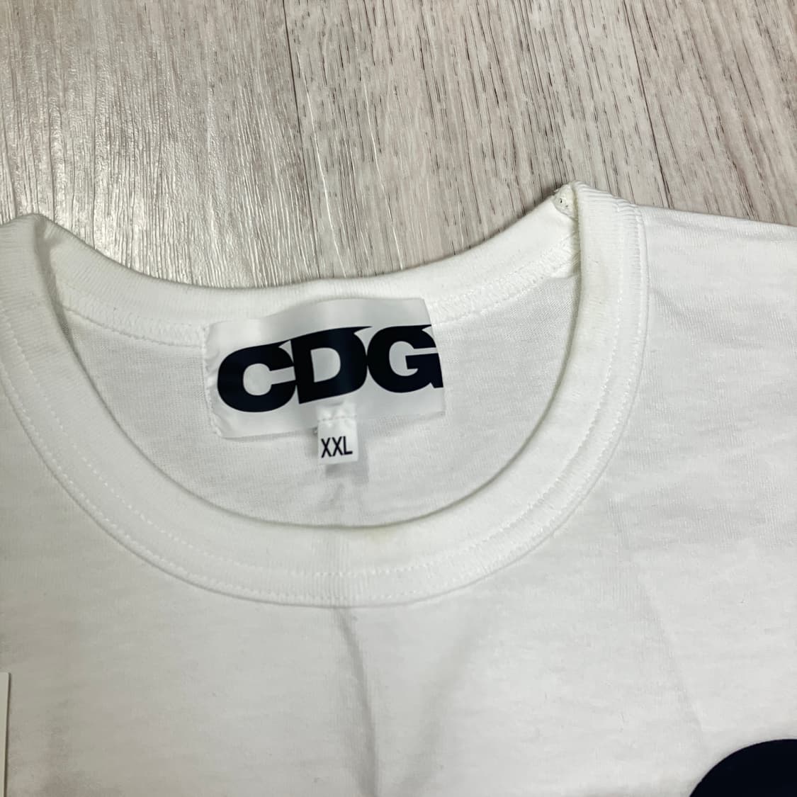 [XXL] 꼼데가르송 CDG2 반팔 화이트 상품이미지3