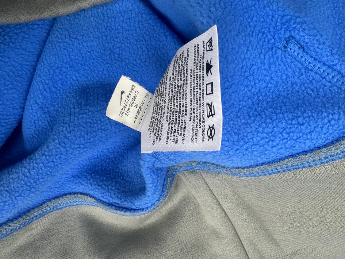 재팬 나이키 크림 스카이 블루 빅 스우시 워머 기모 후드티셔츠 기능성 상품이미지5