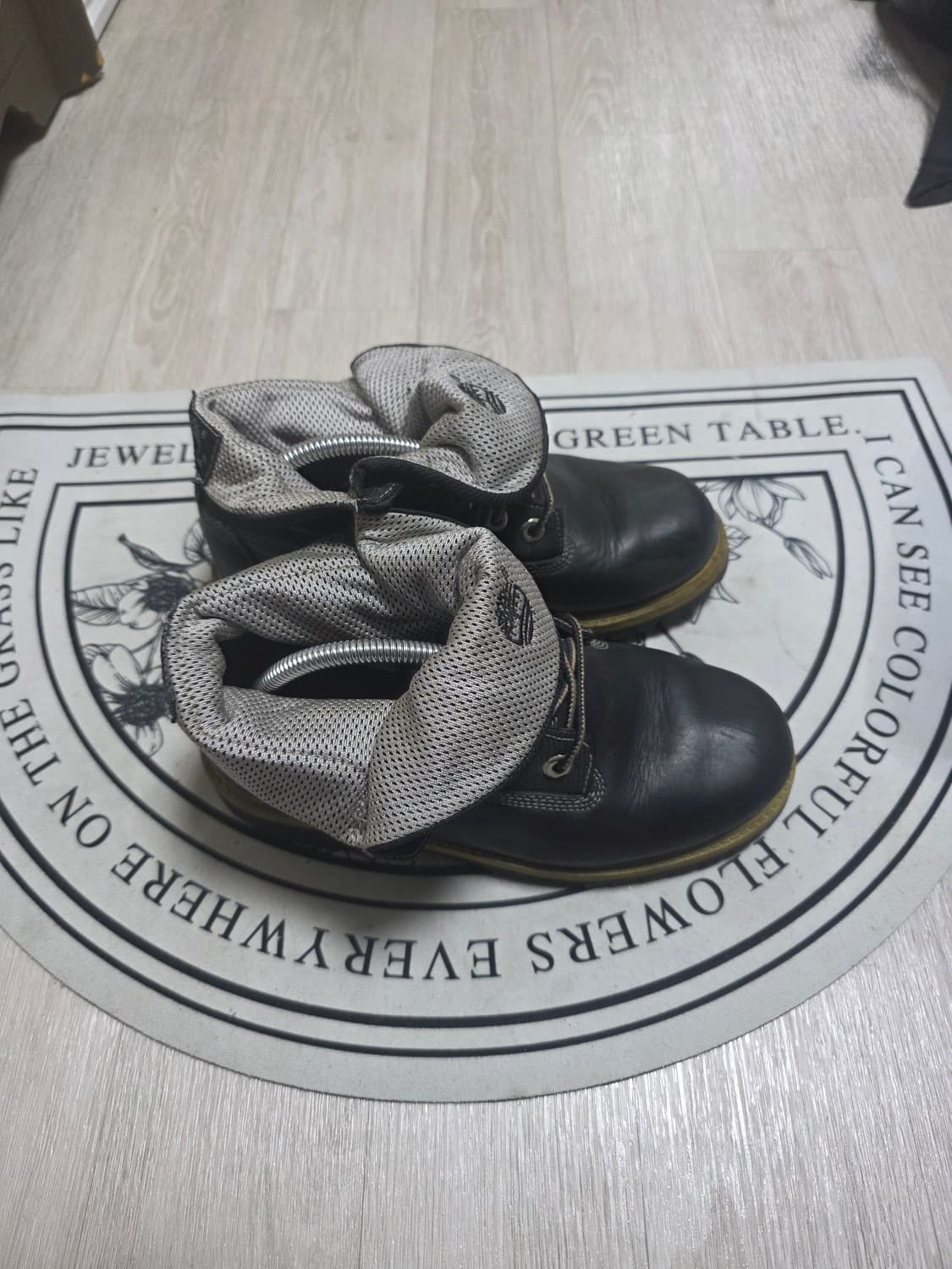 팀버랜드 여성 블랙 롤탑부츠 235 상품이미지4