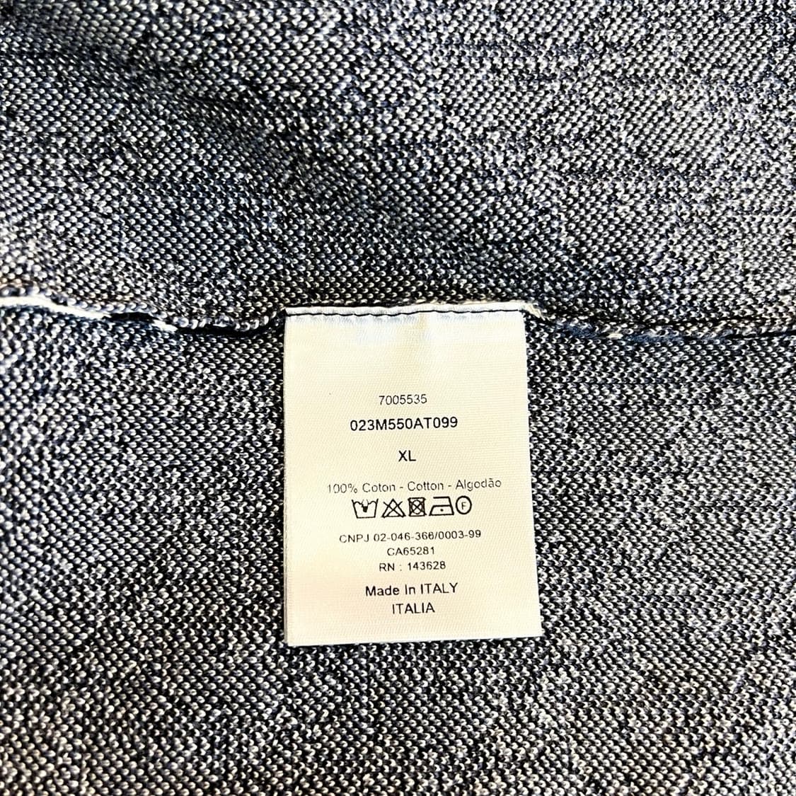 [XL] 디올 오블리크 니트 셔츠 자켓 상품이미지7