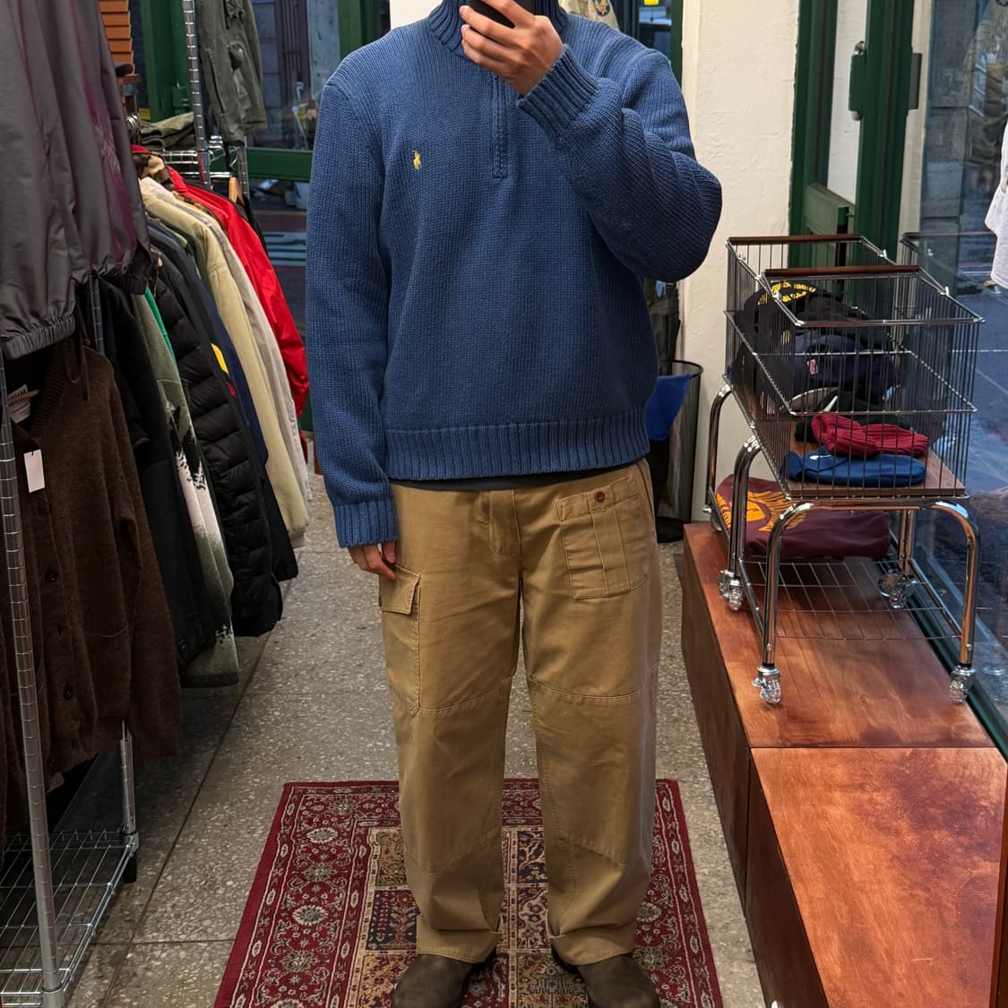 폴로 랄프로렌 헤비코튼 쿼터집 [ 100-105 ] 상품이미지1