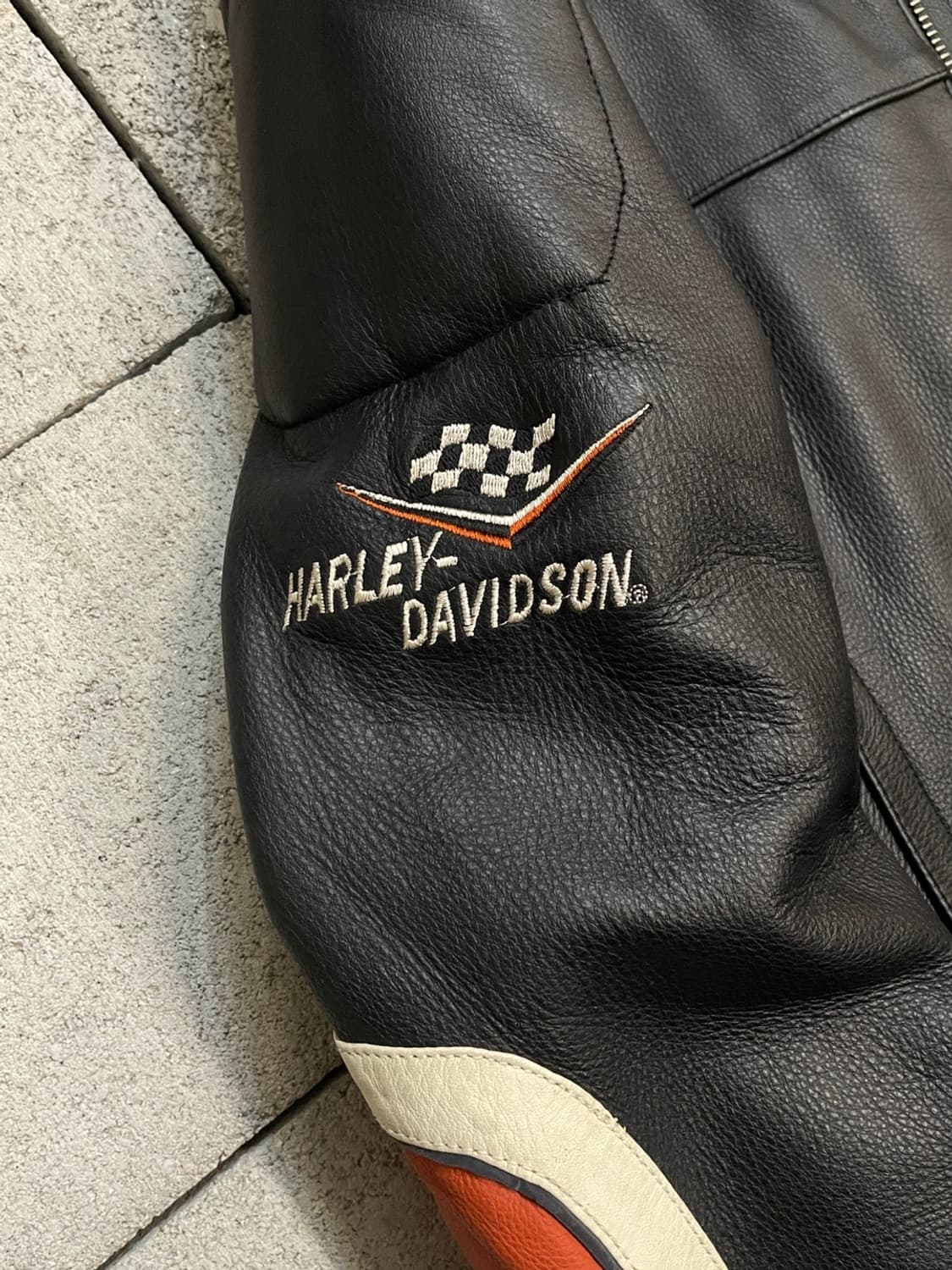 할리데이비슨 바이커 레더 자켓 상품이미지2