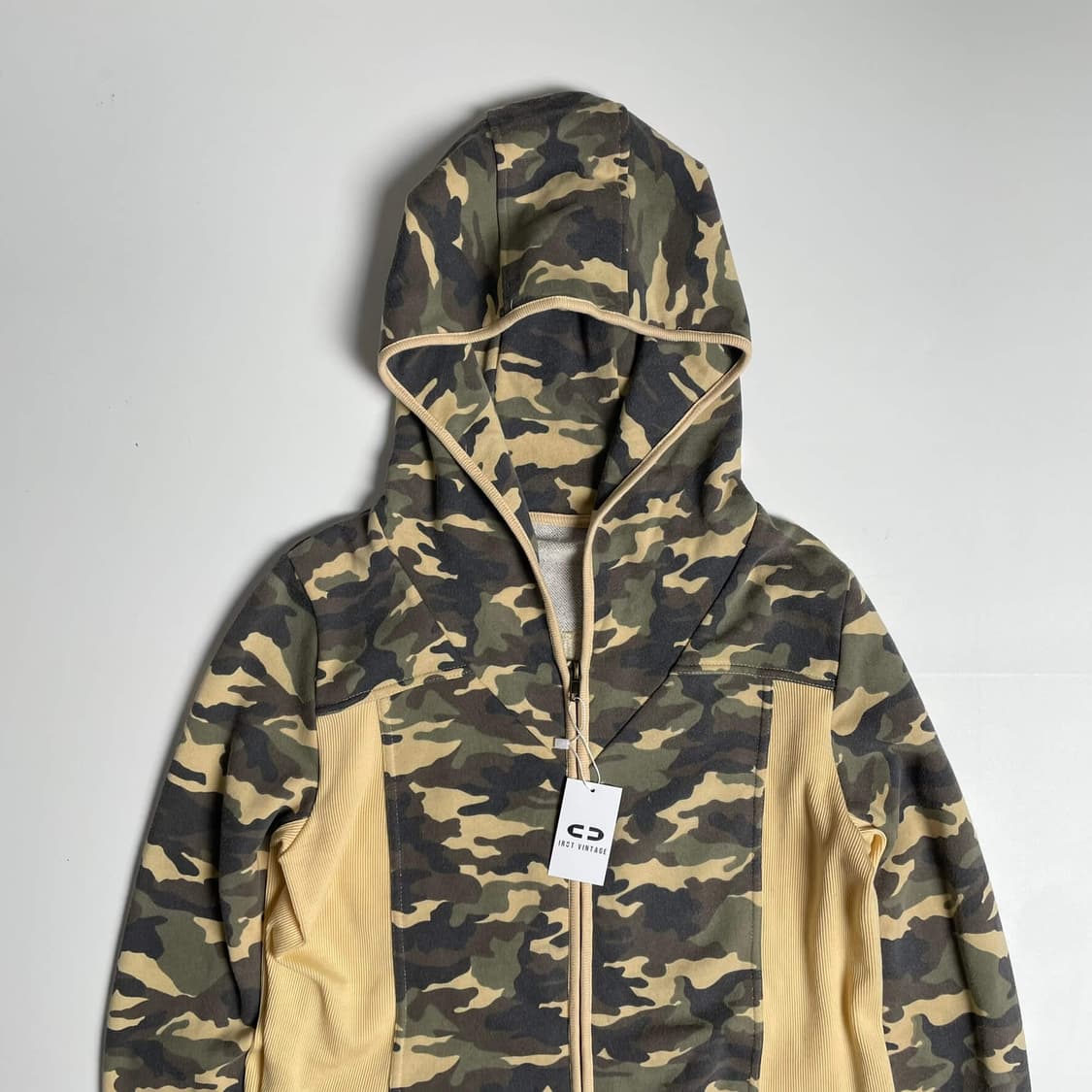 밀리터리 패턴 포켓 포인트 집업 후드 상품이미지2