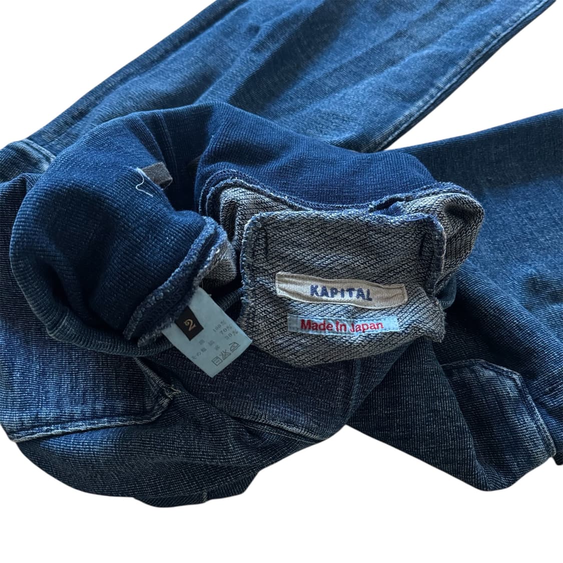 캐피탈 빅포켓 데님 카고 이지팬츠  상품이미지6