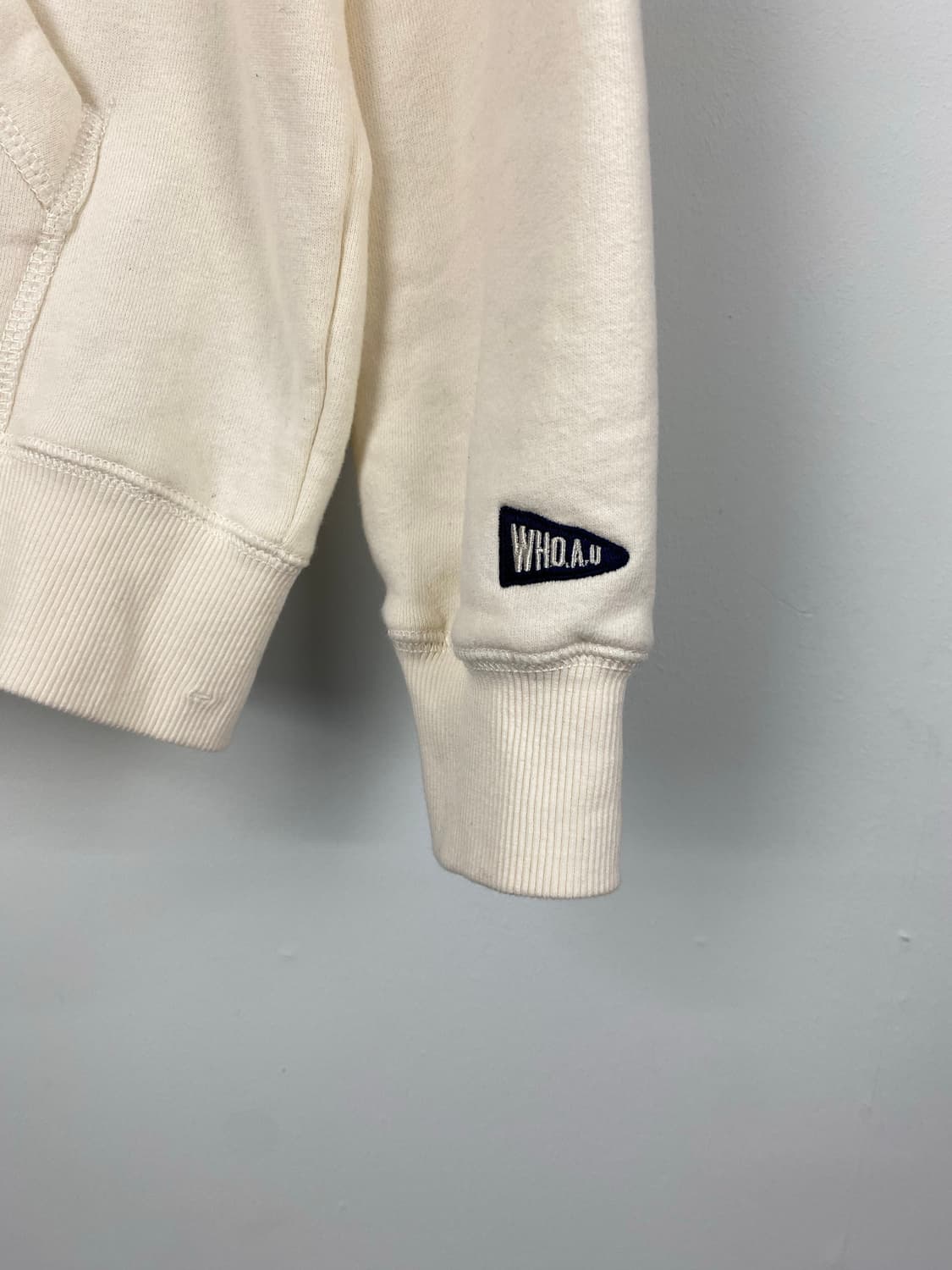 후아유 아이보리 후드집업 M 상품이미지2