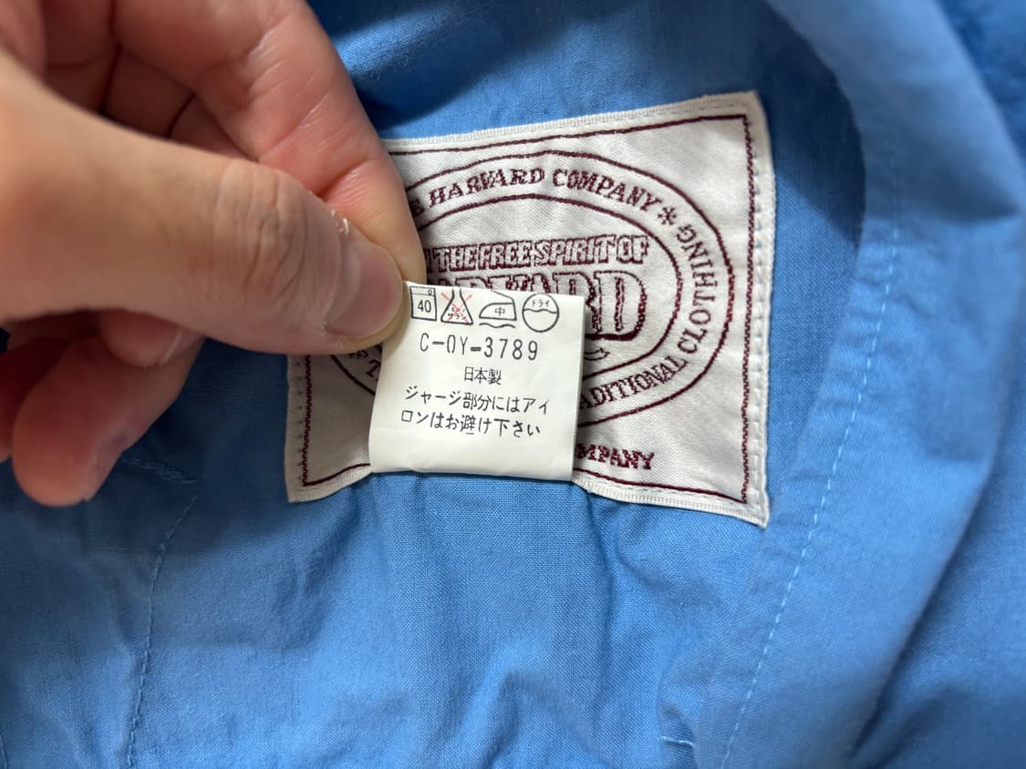 일본 하바드 코튼 면 바시티자켓 90~95 상품이미지8