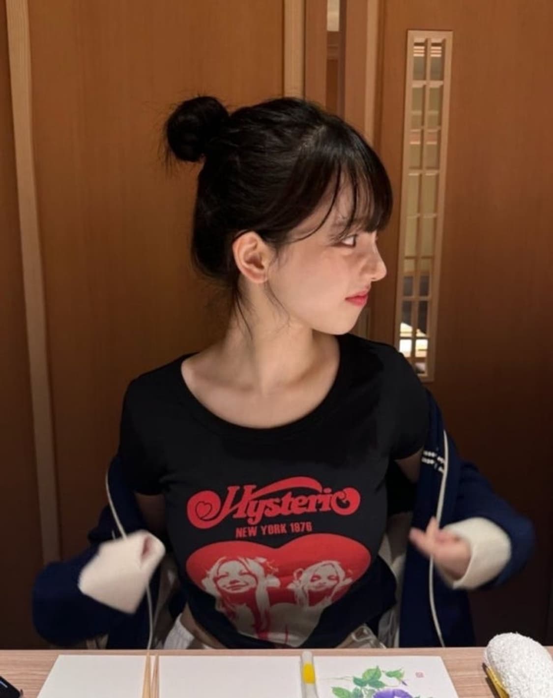 [카리나 착용/미개봉새상품] 히스테릭글래머 하트 치비 티셔츠 상품이미지2