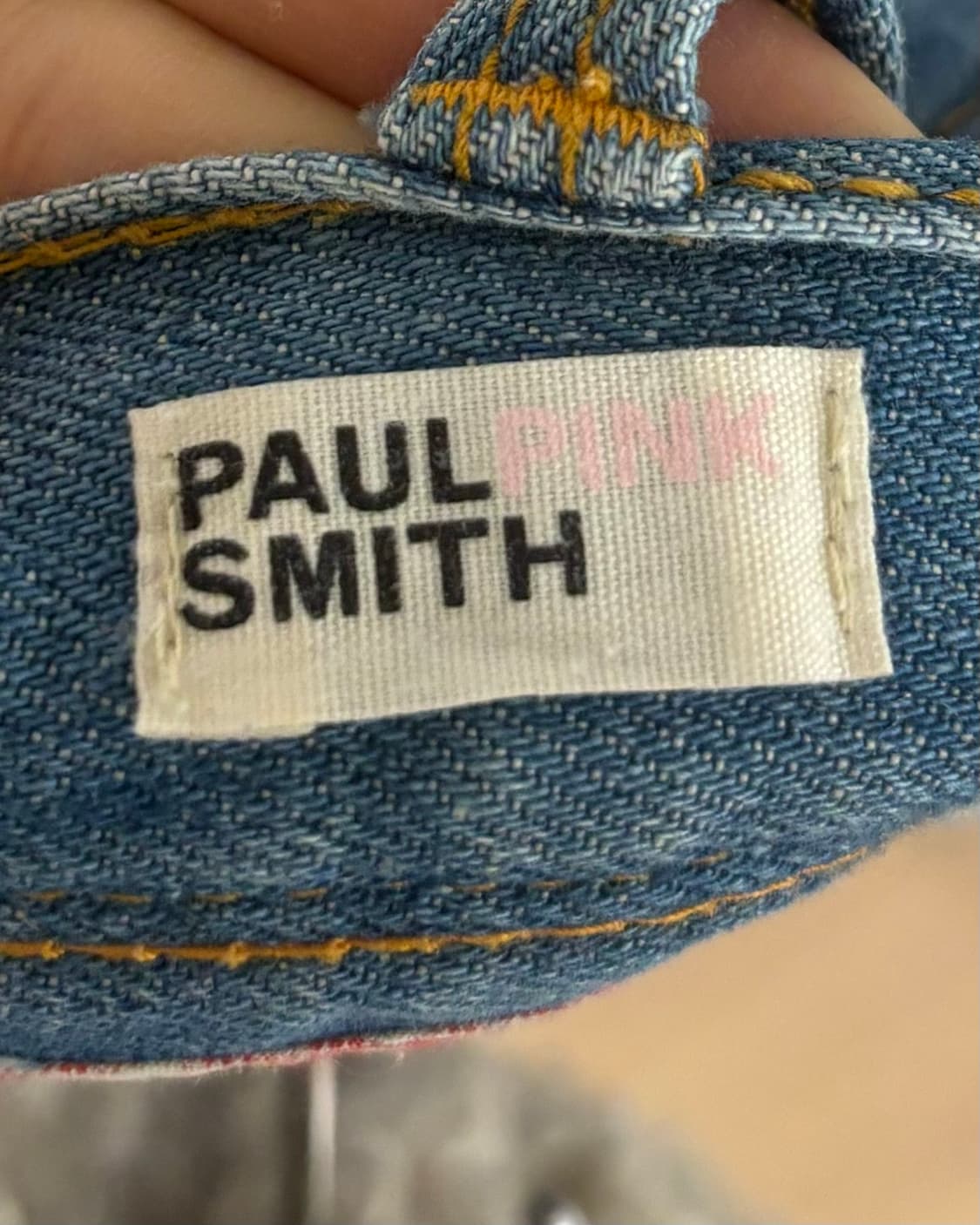 폴 스미스 핑크라벨 자수 데님 숏팬츠 상품이미지7